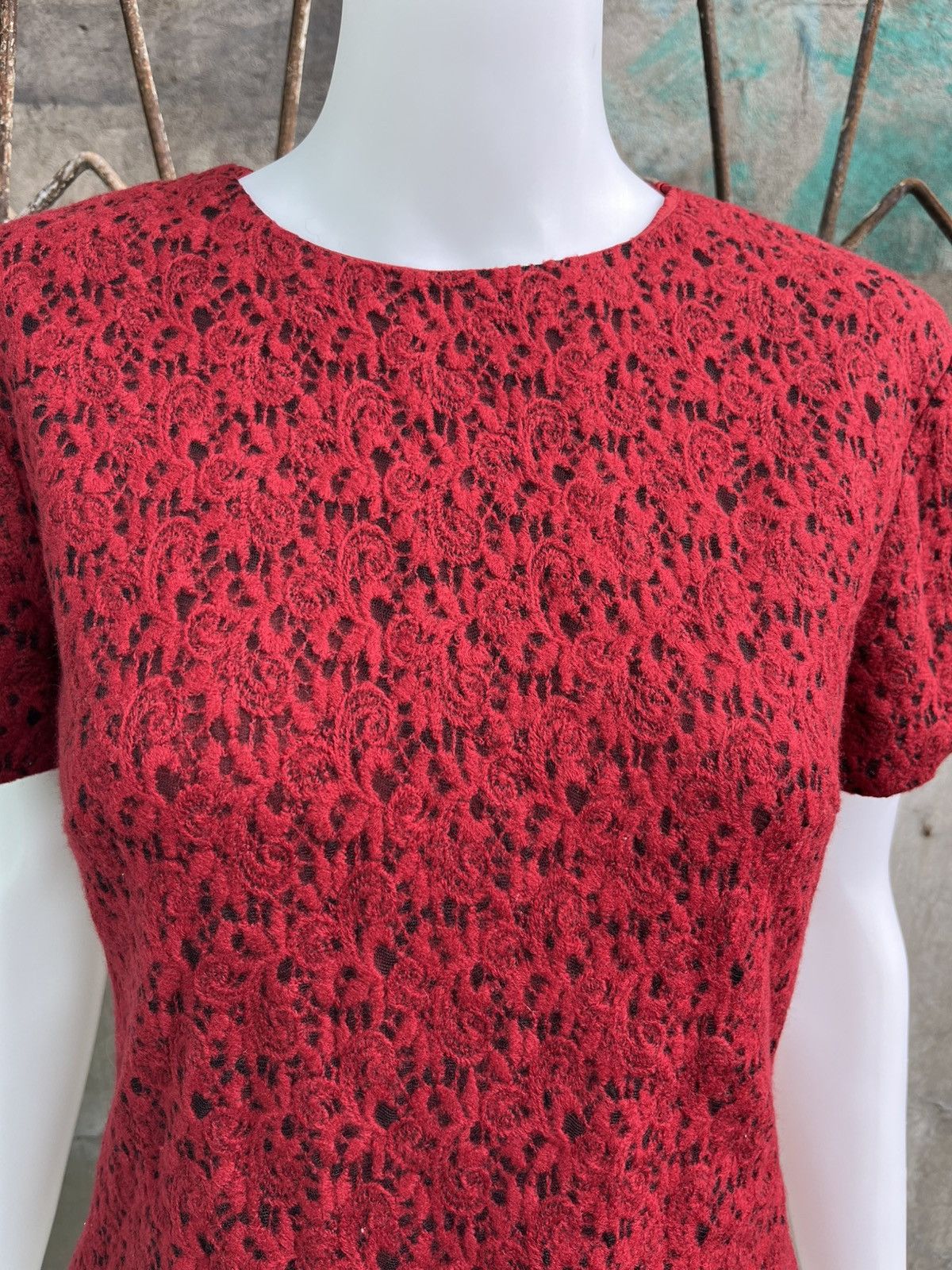 Dries Van Noten Floral Tapestry Crochet Top Size XS / US 0-2 / IT 36-38 - 4 Thumbnail