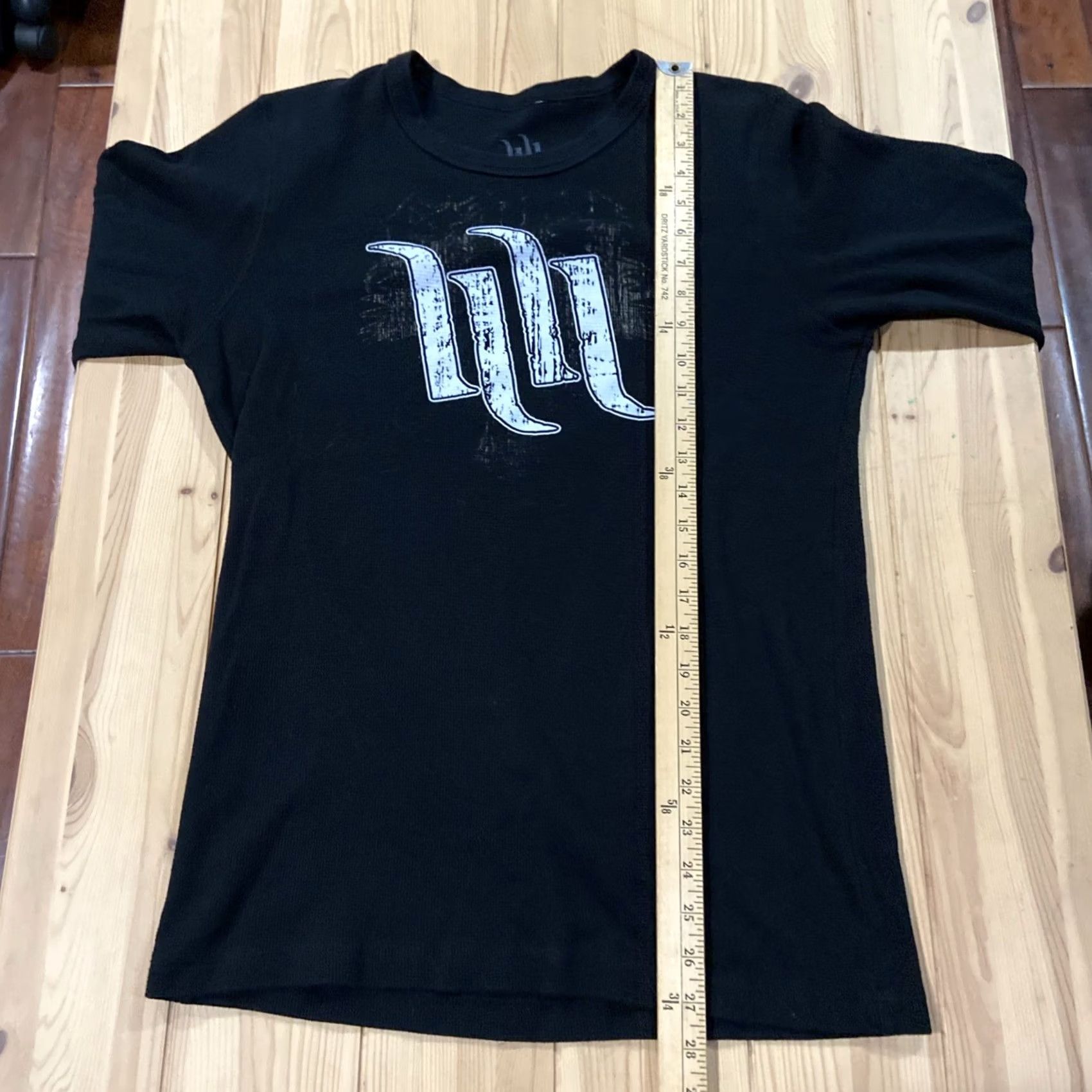 Vintage VINTAGE Hart & Huntington Women T-Shirt Black 2000s Y2K Thermal Long Sleeve L Knit Cotton Blend Logo Casual Mens? Size L / US 10 / IT 46 - 5 Thumbnail