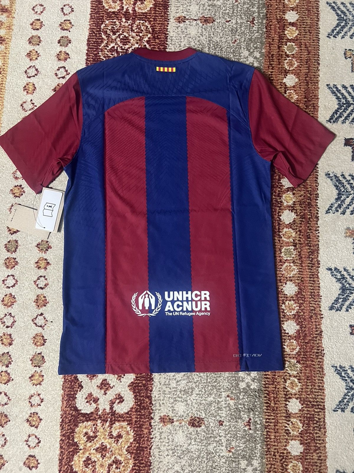 Nike FC Barcelona 2023/24 Match Home Soccer Jersey(Sample Pair) Size US S / EU 44-46 / 1 - 2 Thumbnail