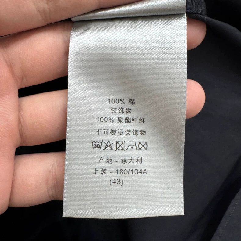 Dior Dior Size43 Embroidered logo shirt Size US XS / EU 42 / 0 - 5 Thumbnail