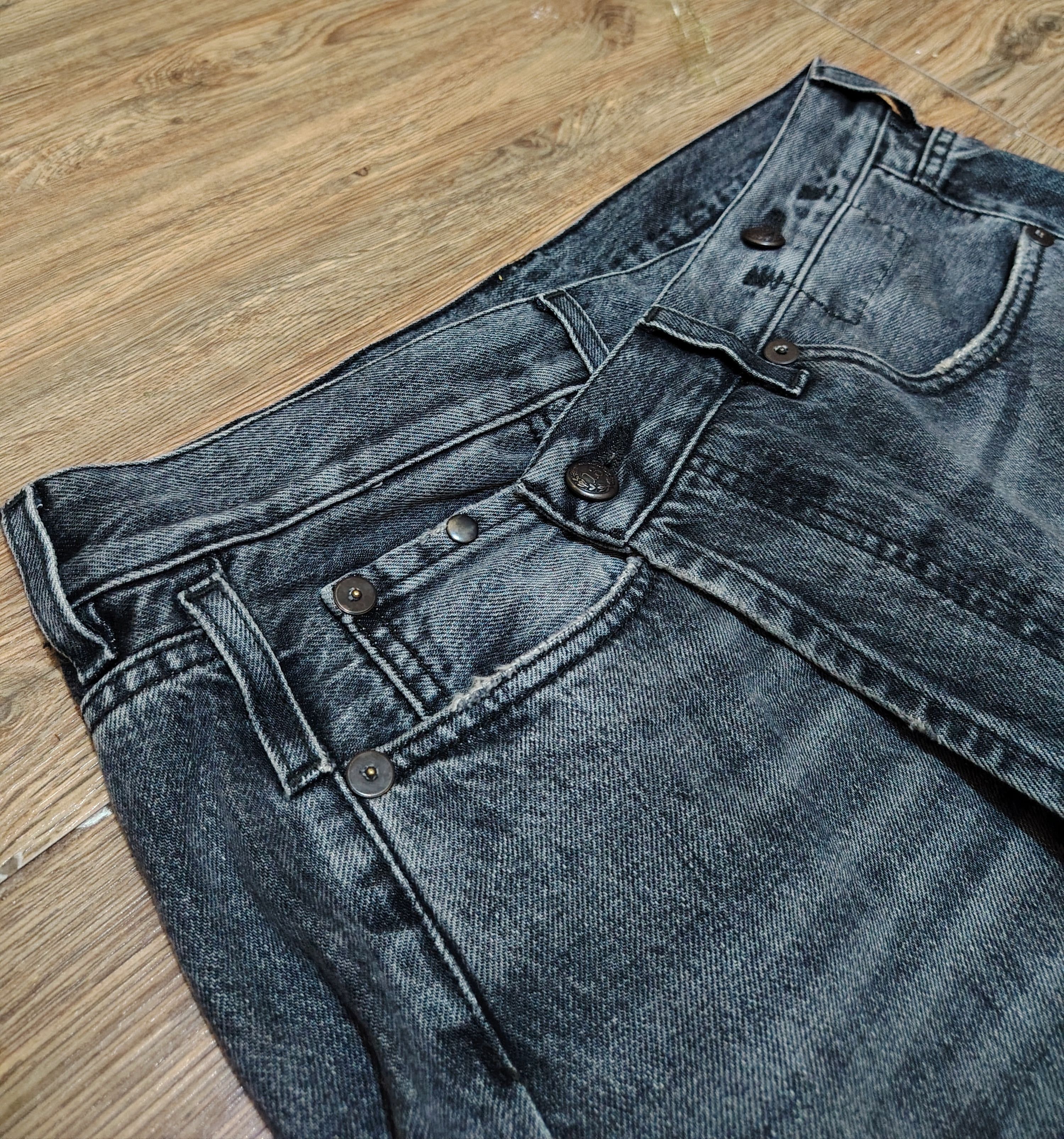 R13 R13 - Crossover Jeans - Leyton Black Size US 27 - 4 Thumbnail
