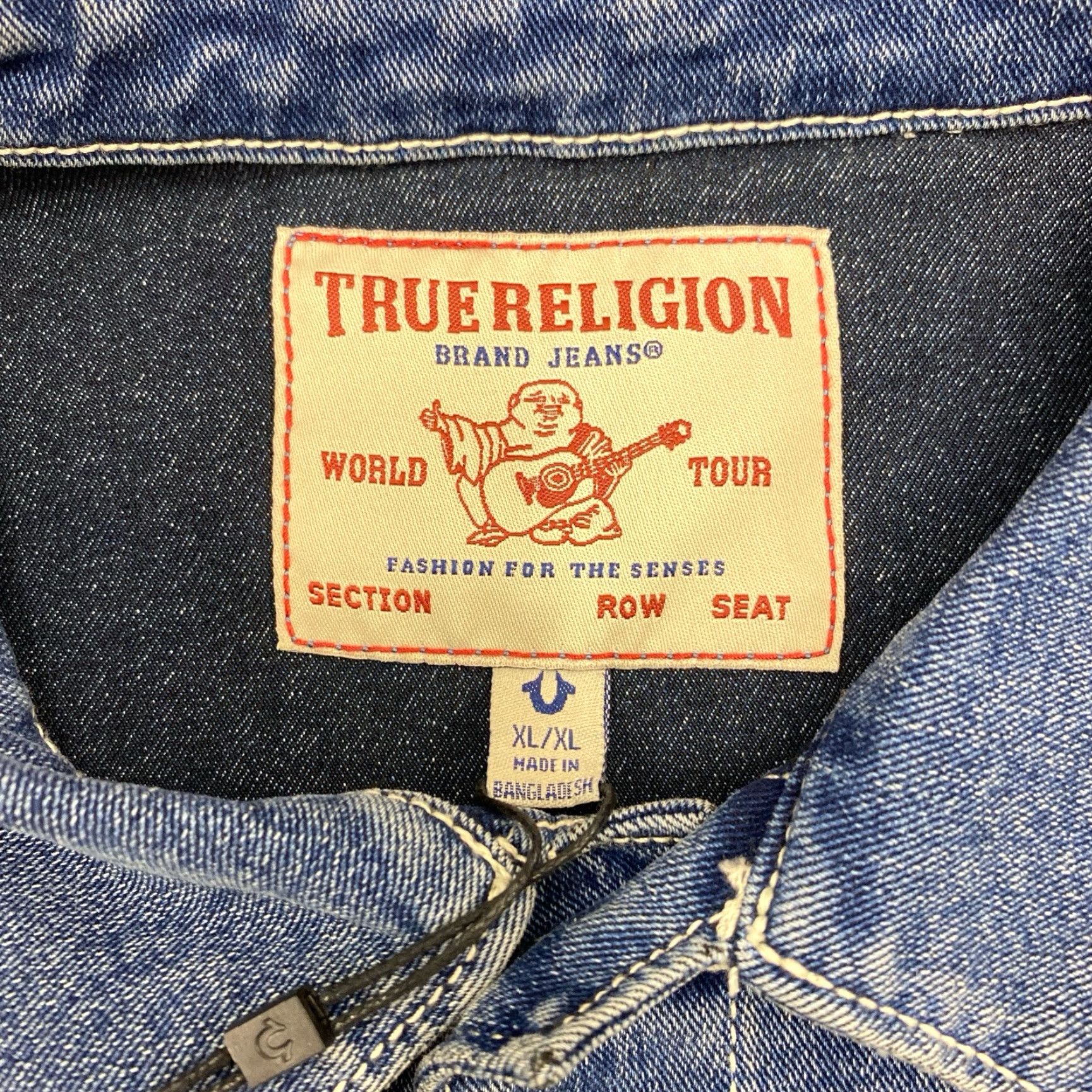 True Religion True Religion Womens Jacket Denim Glitter Oversized Size XLarge NWT Size XL / US 12-14 / IT 48-50 - 2 Thumbnail