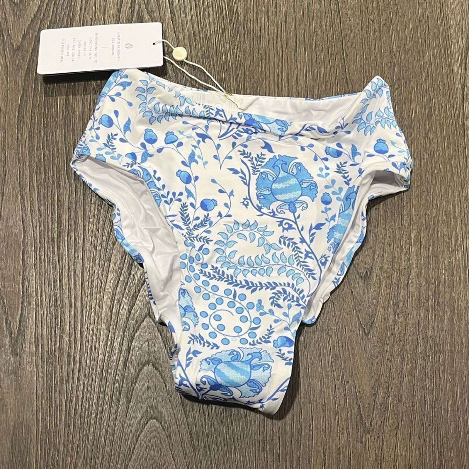 Vintage NWT Toluca Gia Maxi Bikini Bottom Rivera Size XS Size XS / US 0-2 / IT 36-38 - 1 Thumbnail