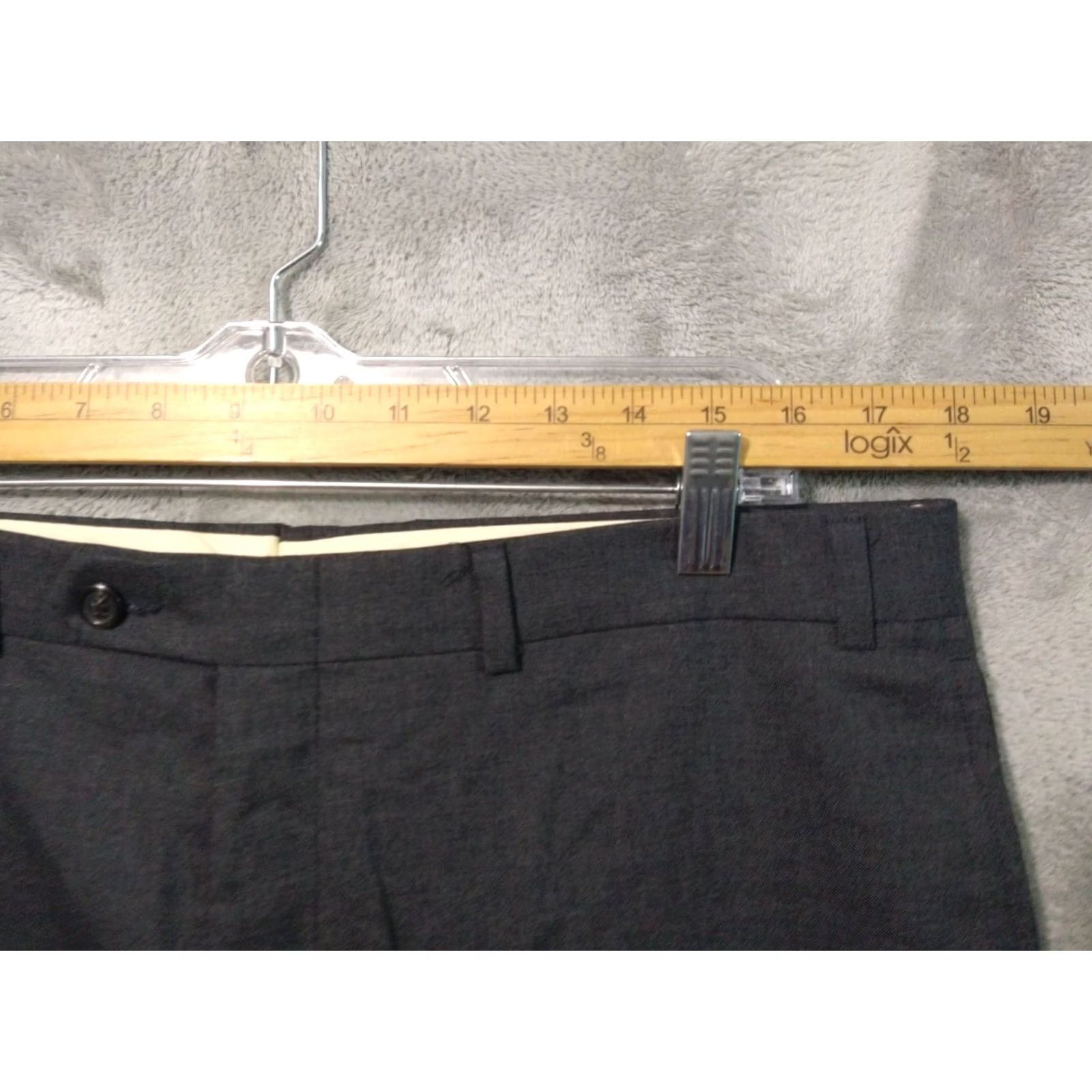Ralph Lauren Ralph Lauren Dress Pants Men 36x30 Gray Wool Total Comfort Flat Front Straight Dress Pants Mens Gray Wool Flat Front 36 Inseam 30in Size US 36 / EU 52 - 3 Thumbnail