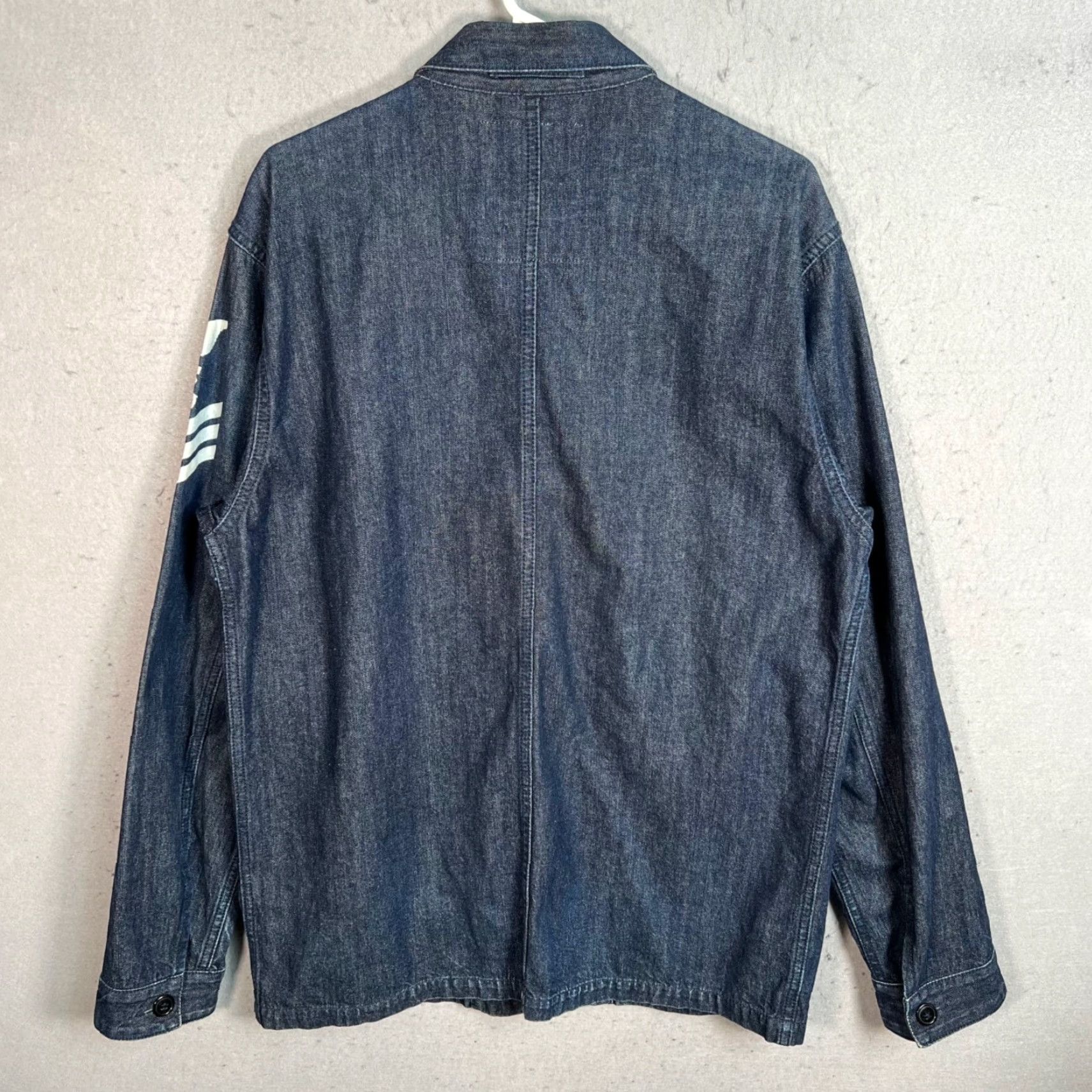 Avirex VINTAGE Avirex Jacket Denim Blue Aviator Mens XL Size Size US XL / EU 56 / 4 - 2 Thumbnail