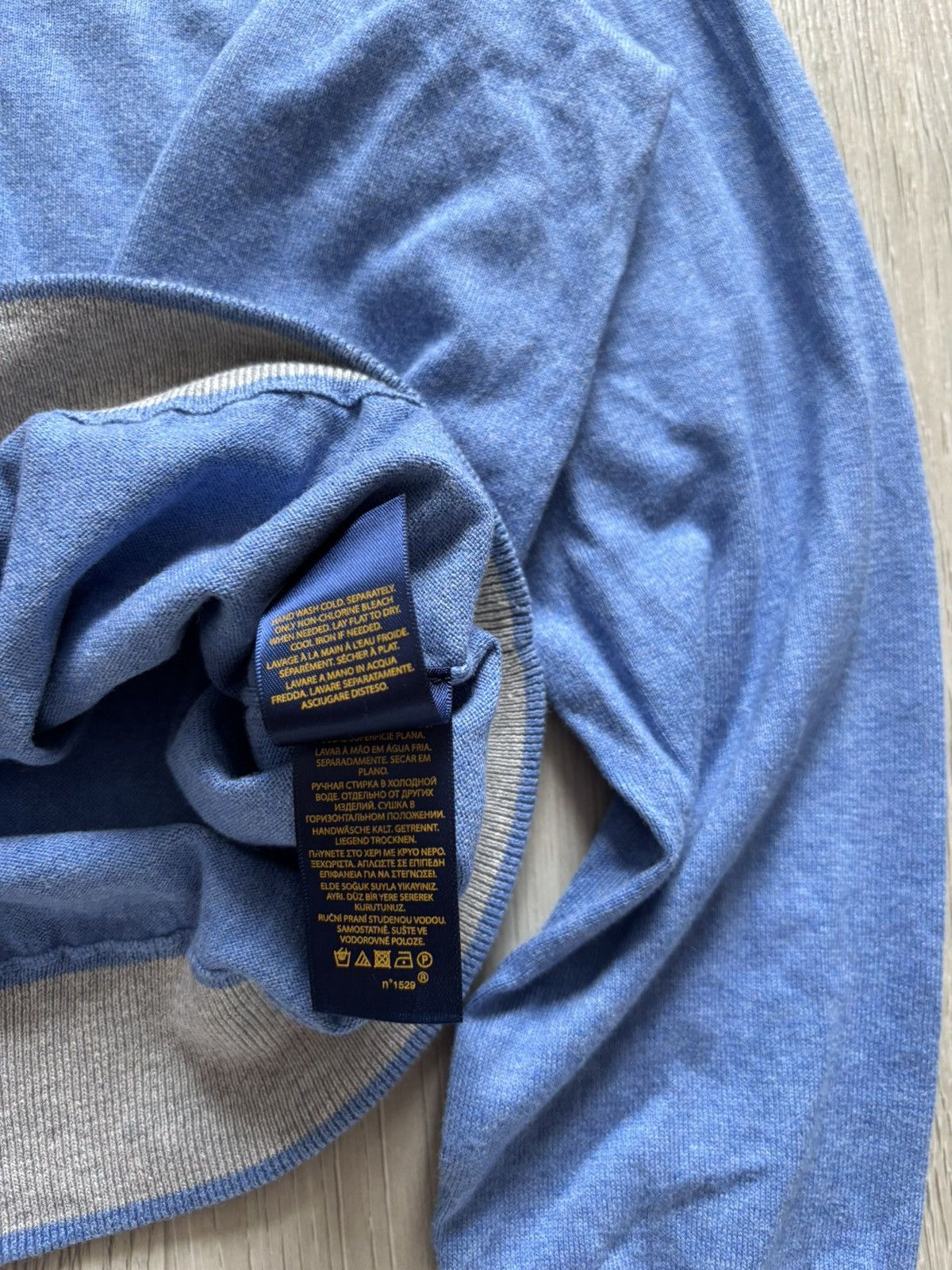 Polo Ralph Lauren × Vintage Polo Ralph Lauren Zip Up Sweater Logo Size US L / EU 52-54 / 3 - 4 Thumbnail