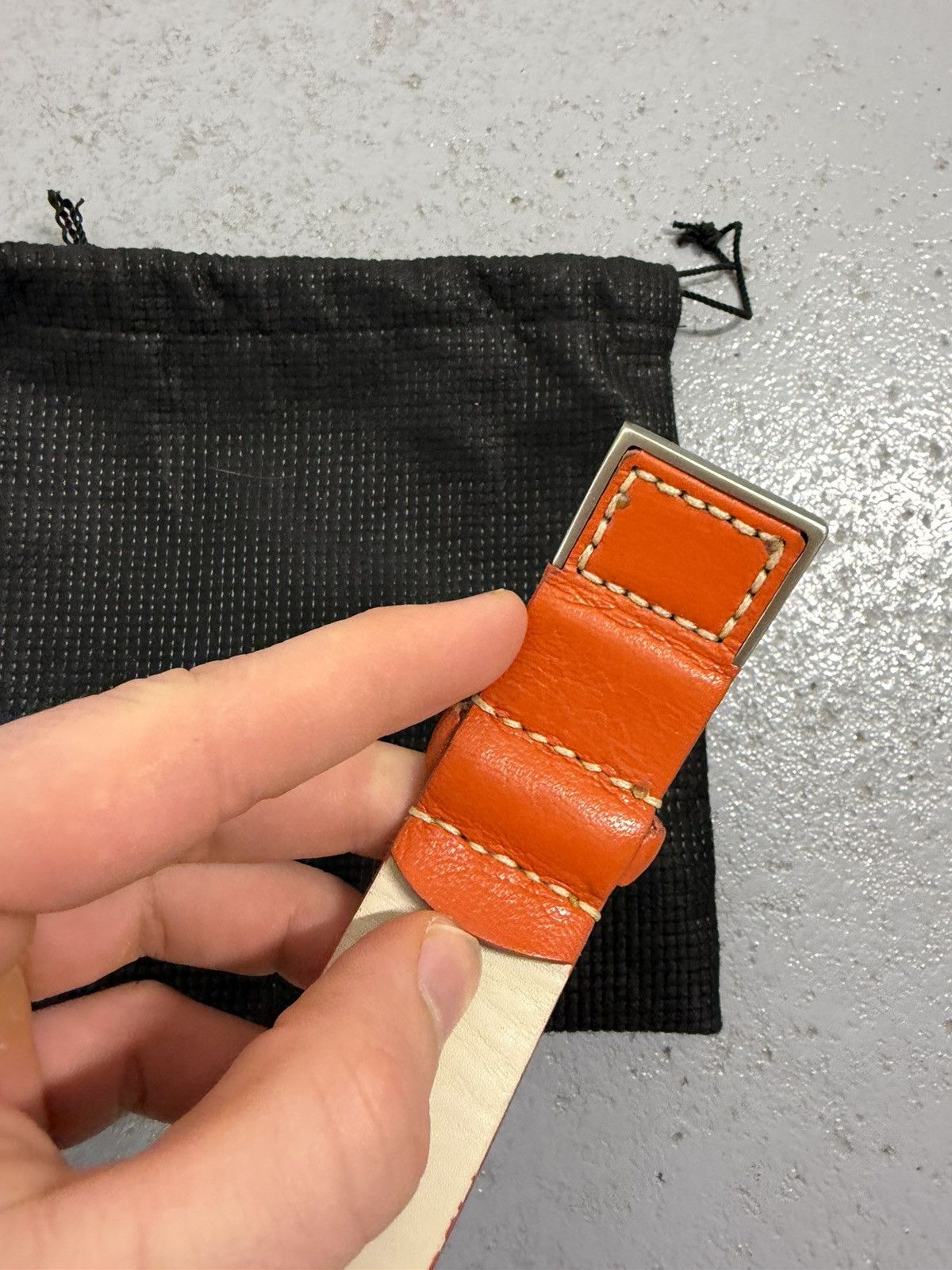 Issey Miyake Issey Miyake Leather Belt Size ONE SIZE - 6 Thumbnail
