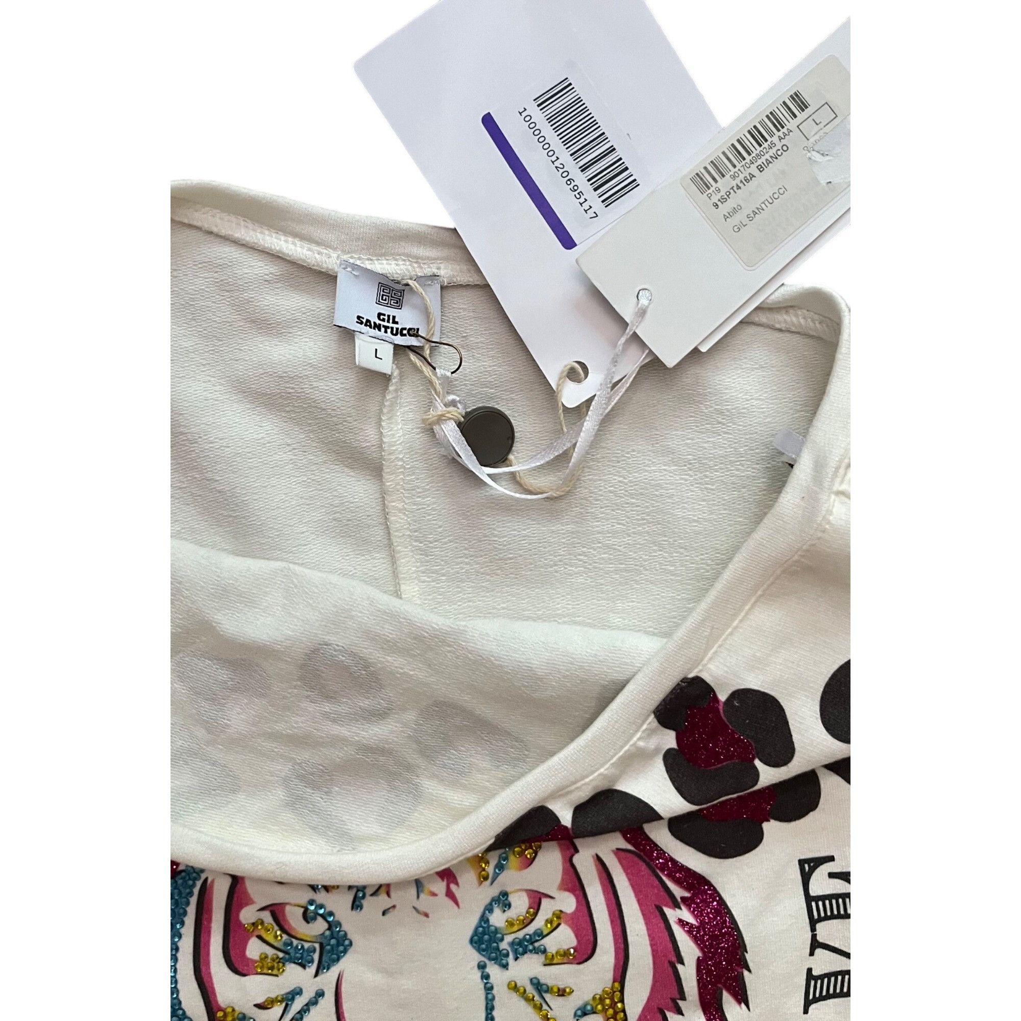 Designer NWT Gil Santucci M L Mini Dress One Shoulder Sheath Stretch Size L / US 10 / IT 46 - 7 Thumbnail