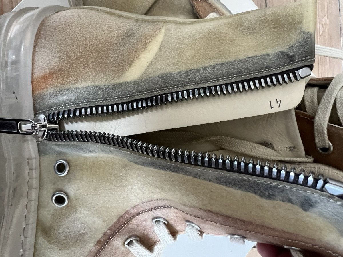 Rick Owens Rare Sample Rick Owens Apparition Leather Ramones Size US 8 / EU 41 - 5 Thumbnail