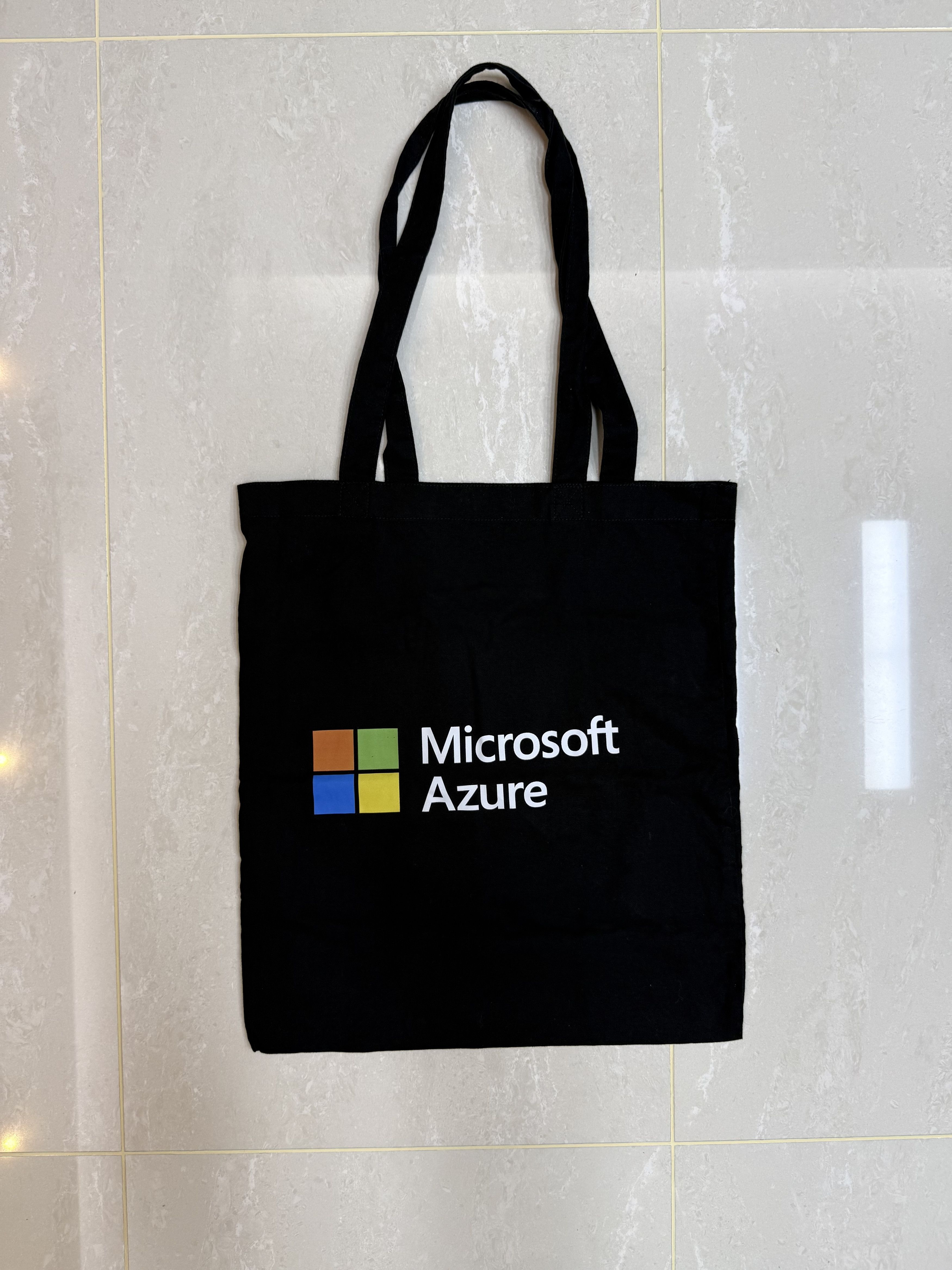 Microsoft Microsoft Corporate Promo Logo Canvas Tote Eco Bag Size ONE SIZE - 1 Thumbnail