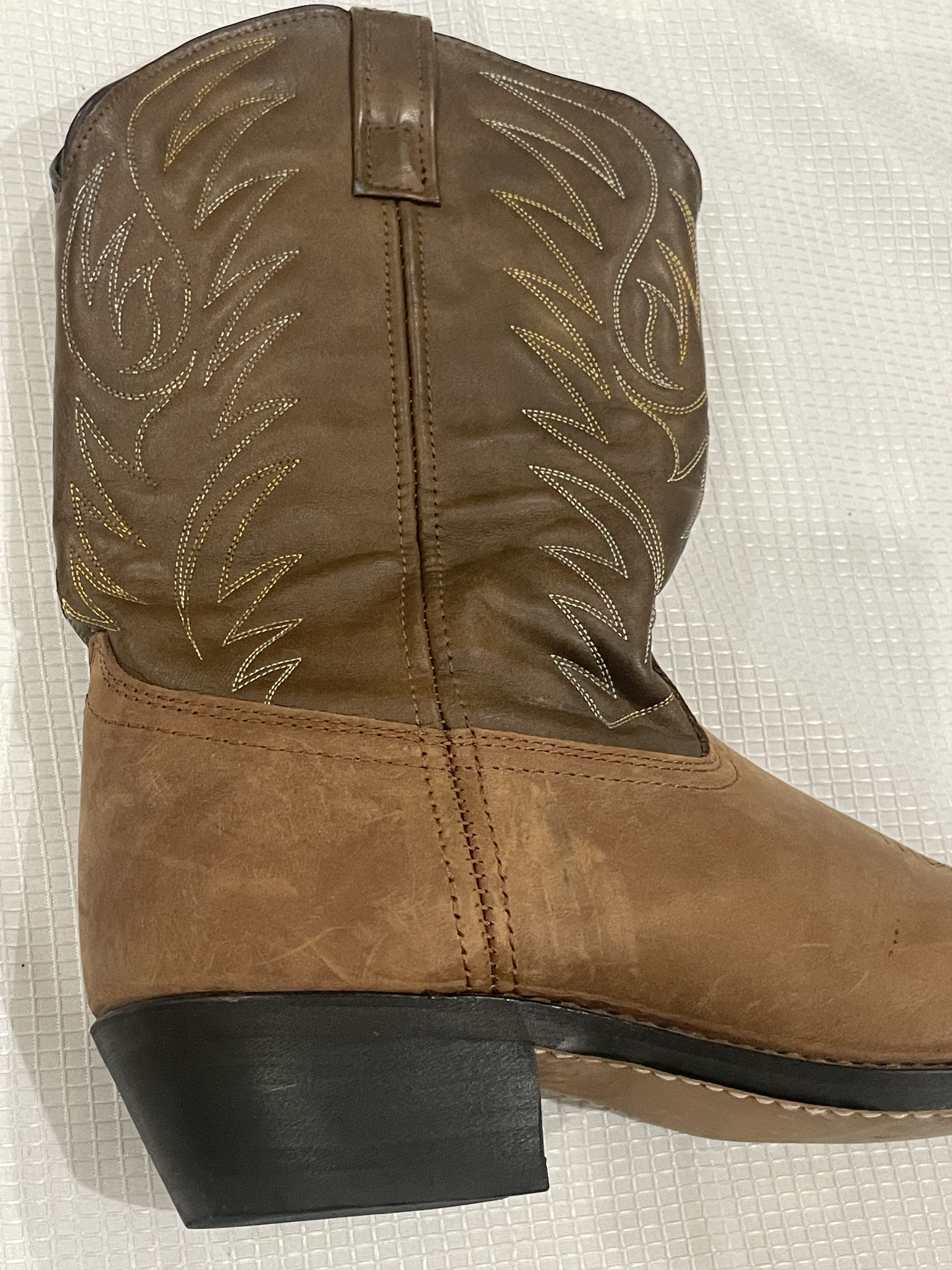 Other Laredo 6771 Nashville Silver Toe Cowboy Boot size 11.5 EW Size US 11.5 / EU 44-45 - 9 Thumbnail