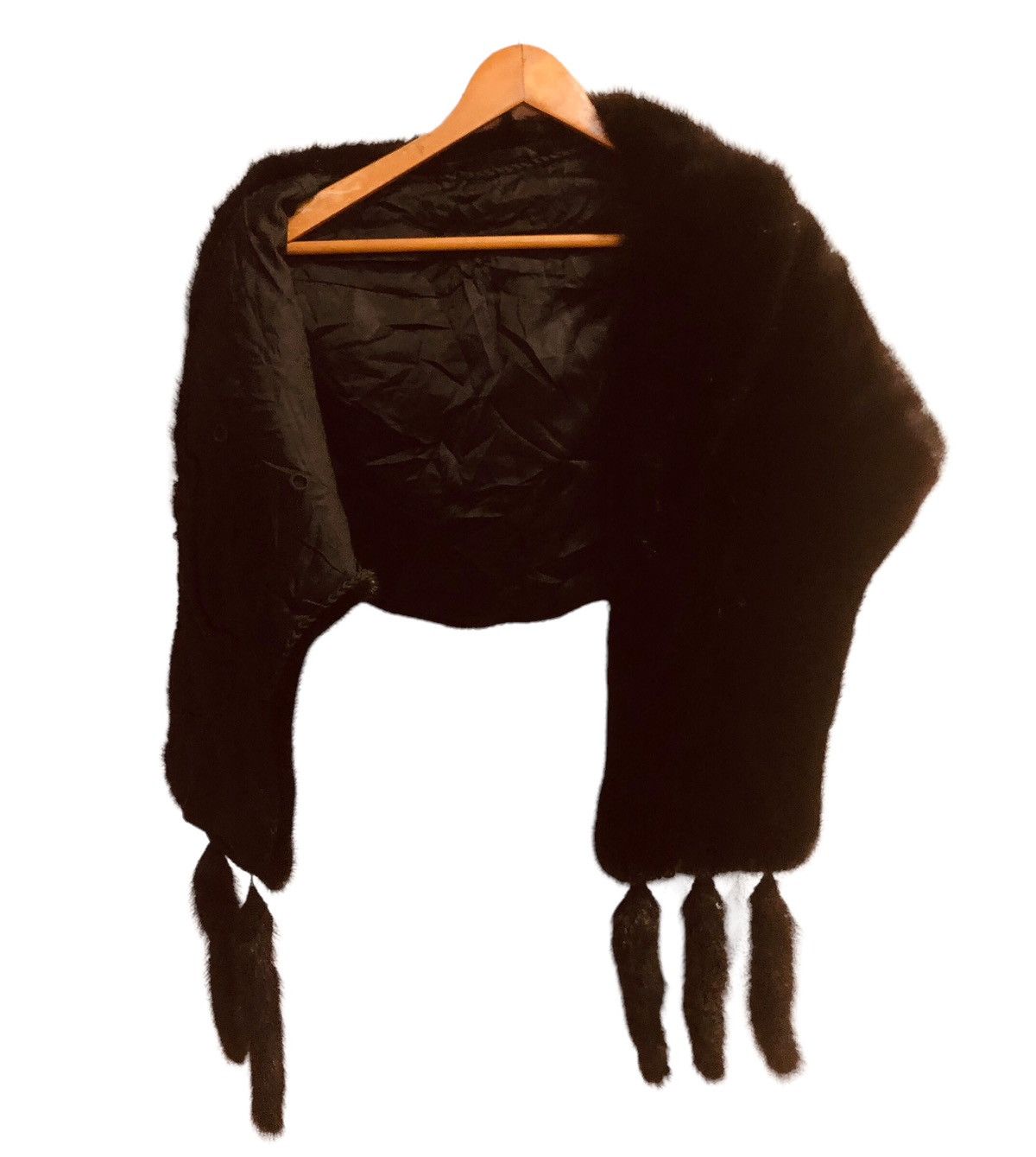 Other Nice!! Mink Fur Cape Winter Size ONE SIZE - 6 Thumbnail