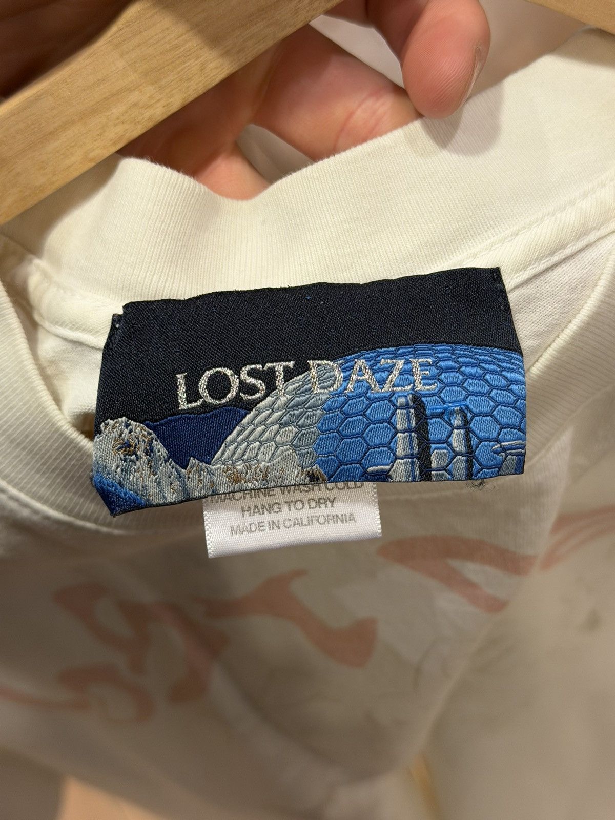 Lost Daze Lost Daze Rabbit Tee - Cream Size US M / EU 48-50 / 2 - 3 Thumbnail
