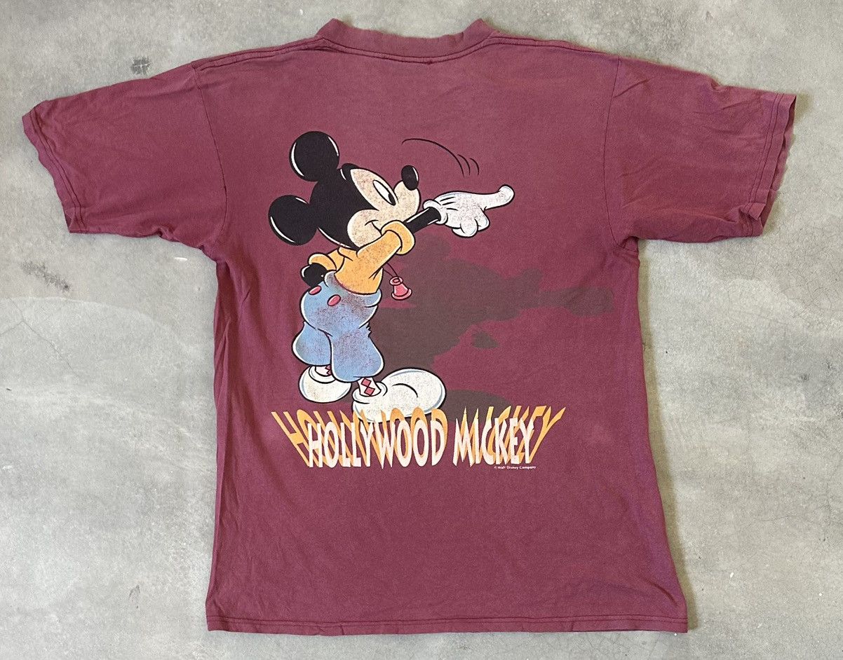 Mickey Mouse VINTAGE GEMS HOLLEYWOOD MICKEY MOUSE WELL FADED TEE Size US L / EU 52-54 / 3 - 6 Thumbnail