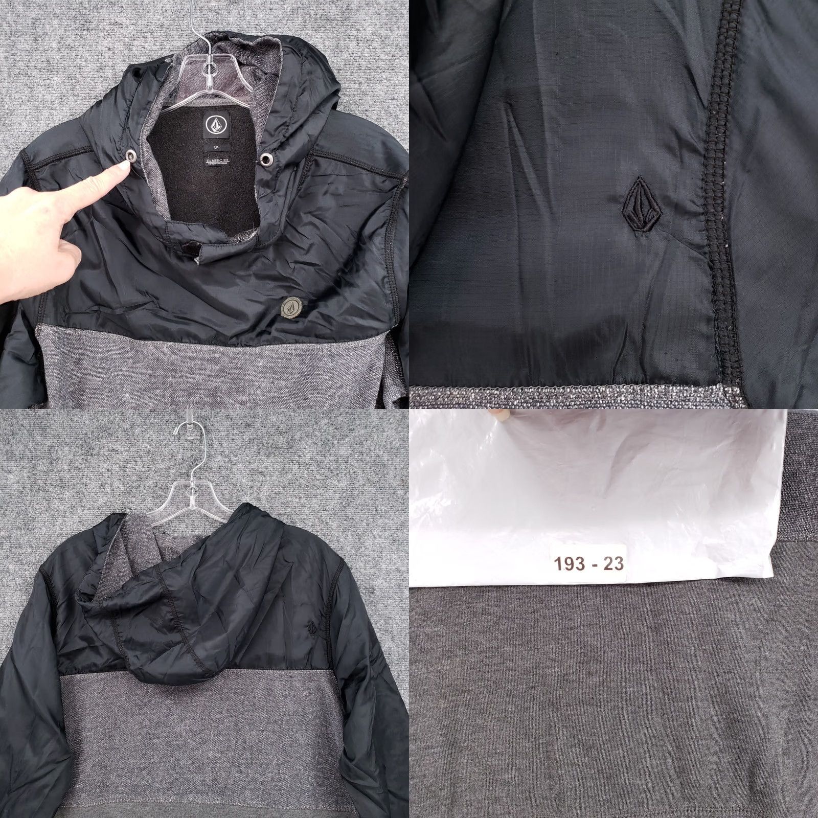 Volcom Volcom Hoodie Mens S Small Gray Outsider Pullover Classic Fit Sweatshirt Outdoor Size US S / EU 44-46 / 1 - 10 Thumbnail