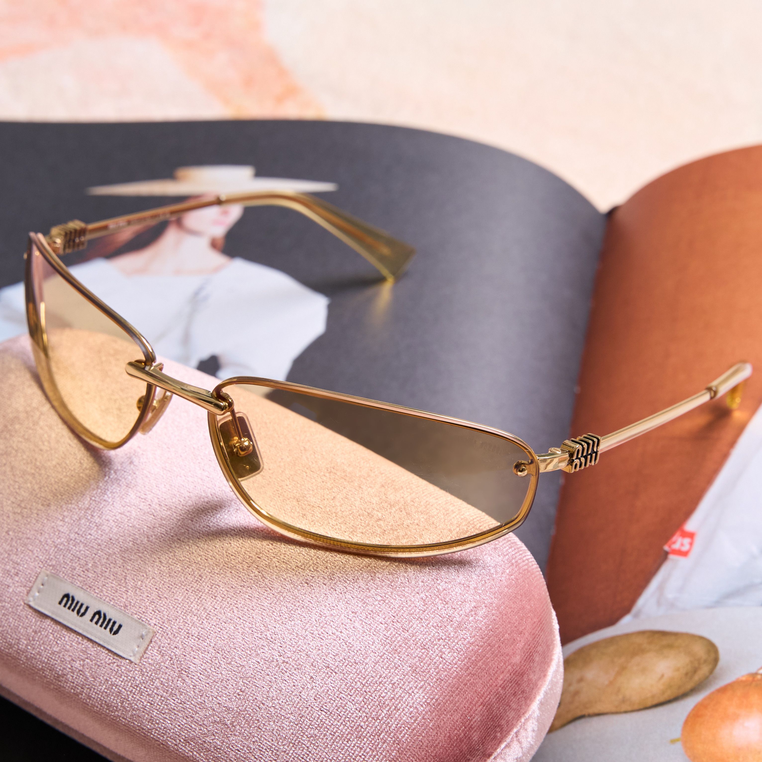 Miu Miu MIU MIU MU A50S 5AK7R1 Sunglasses Size ONE SIZE - 1 Thumbnail