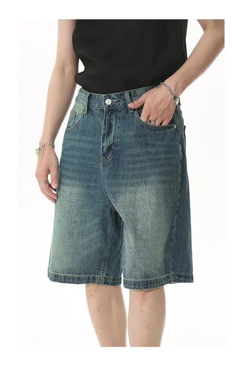 Other Loose wide-leg vintage mid-high waist denim shorts Size US 32 / EU 48 - 4 Thumbnail