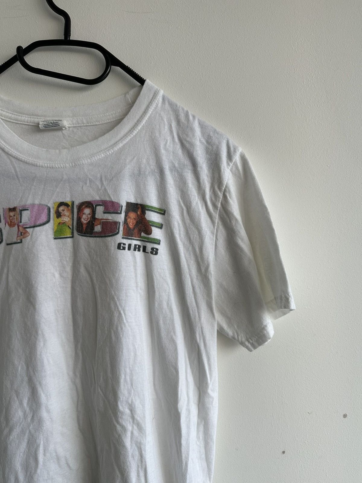Band Tees VTG Spice Girls White Graphic Print Shirt Size Medium Gildan Size US M / EU 48-50 / 2 - 5 Thumbnail
