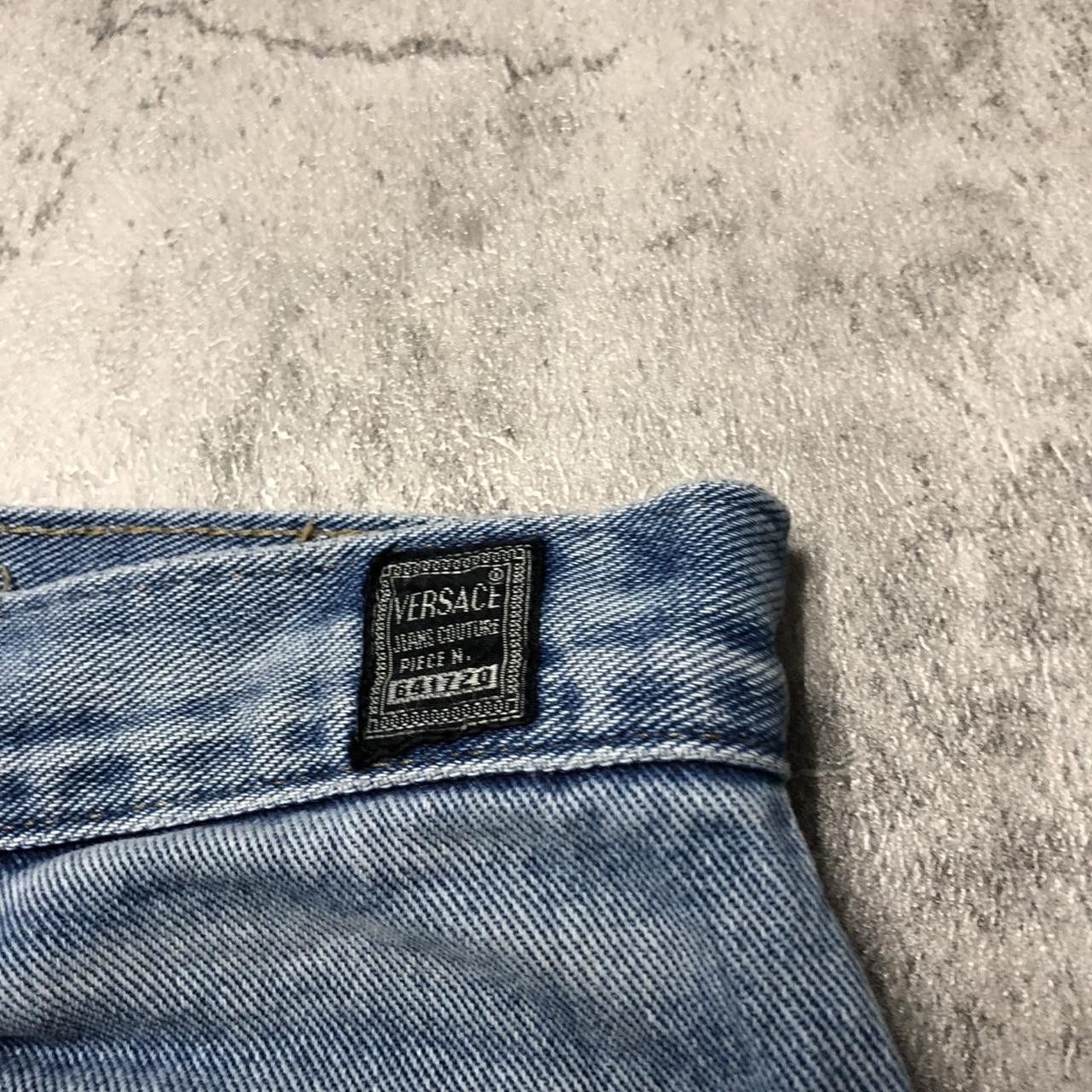 Versace Versace Y2K blue denim jeans #Y2KFashion Size 34" / US 12 / IT 48 - 3 Thumbnail