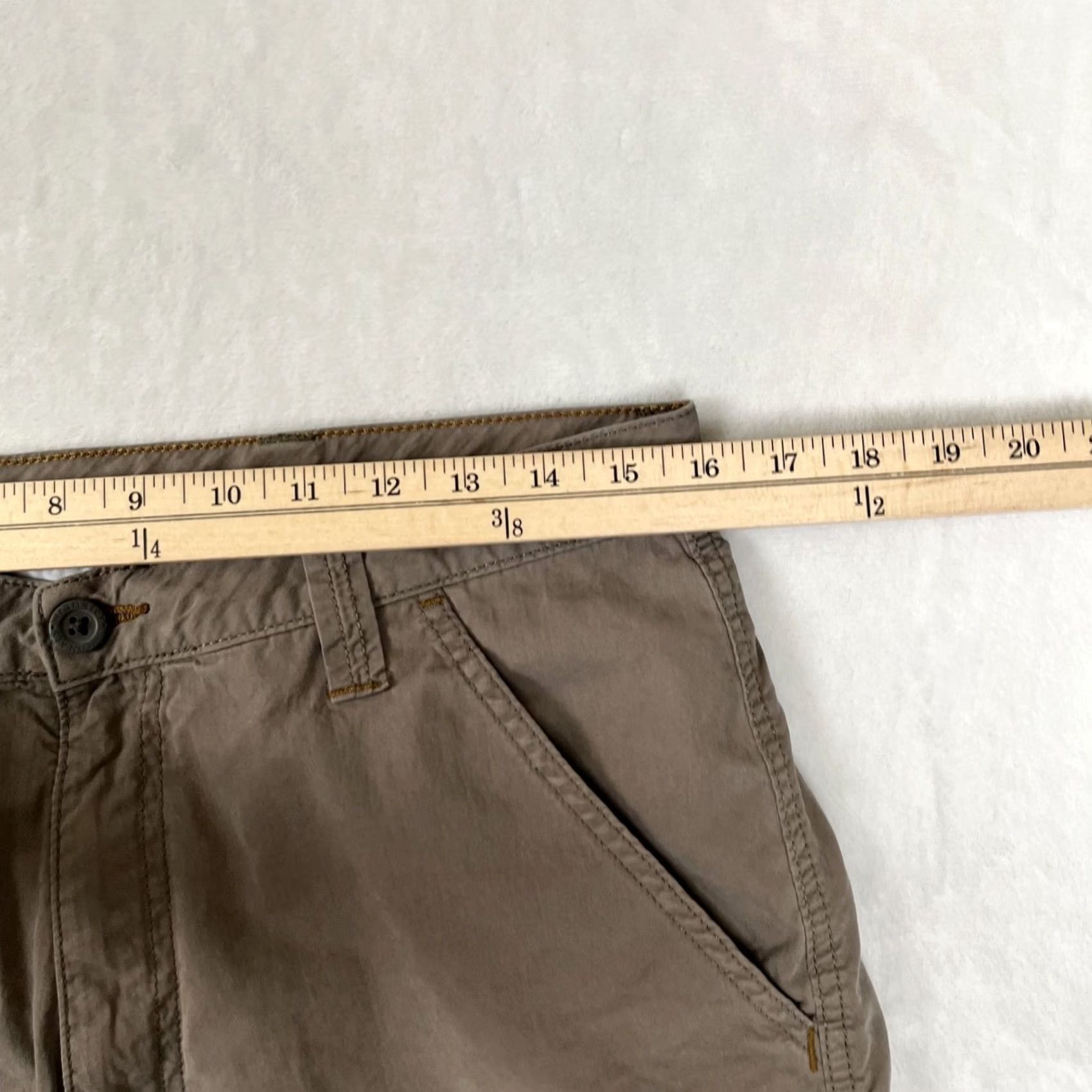 Wrangler VINTAGE Wrangler Shorts Mens 32 Brown Cargo Nylon Blend 9 Inseam Utility Y2K Size US 32 / EU 48 - 6 Thumbnail