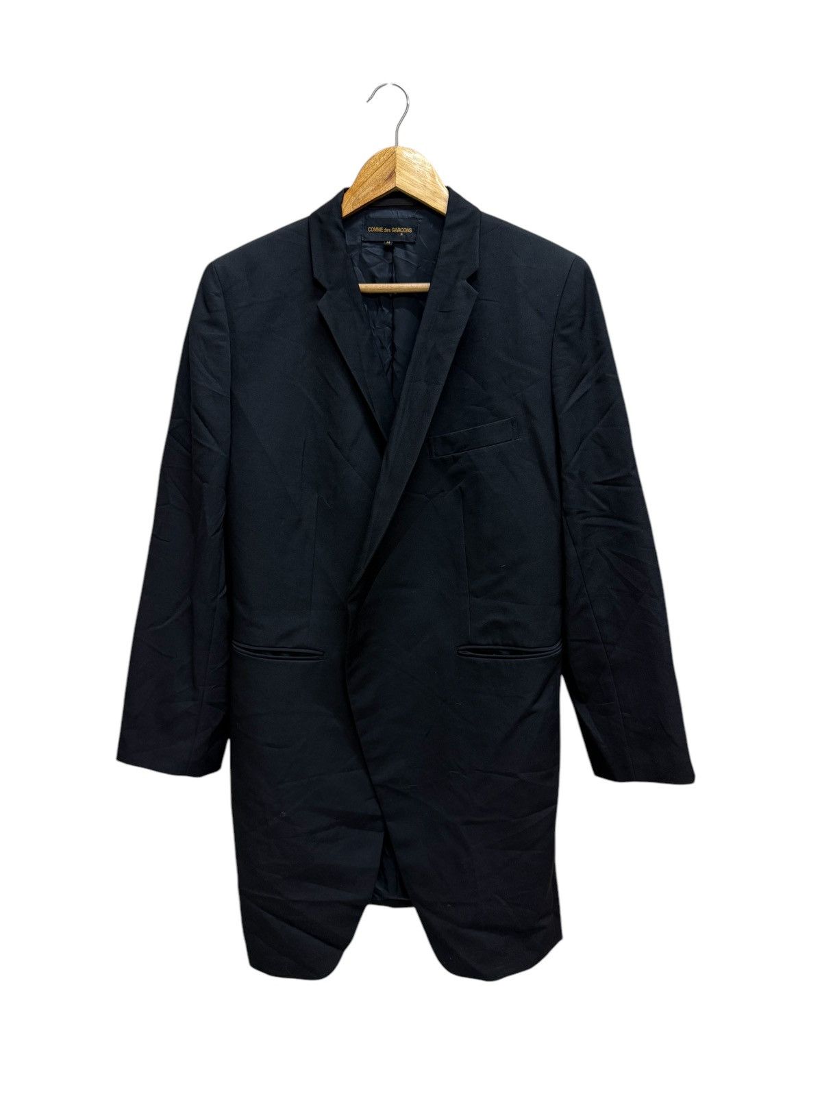Comme des Garcons Homme Vintage Ad1991 Comme Des Garcon Long Coat Jacket Size US M / EU 48-50 / 2 - 1 Thumbnail