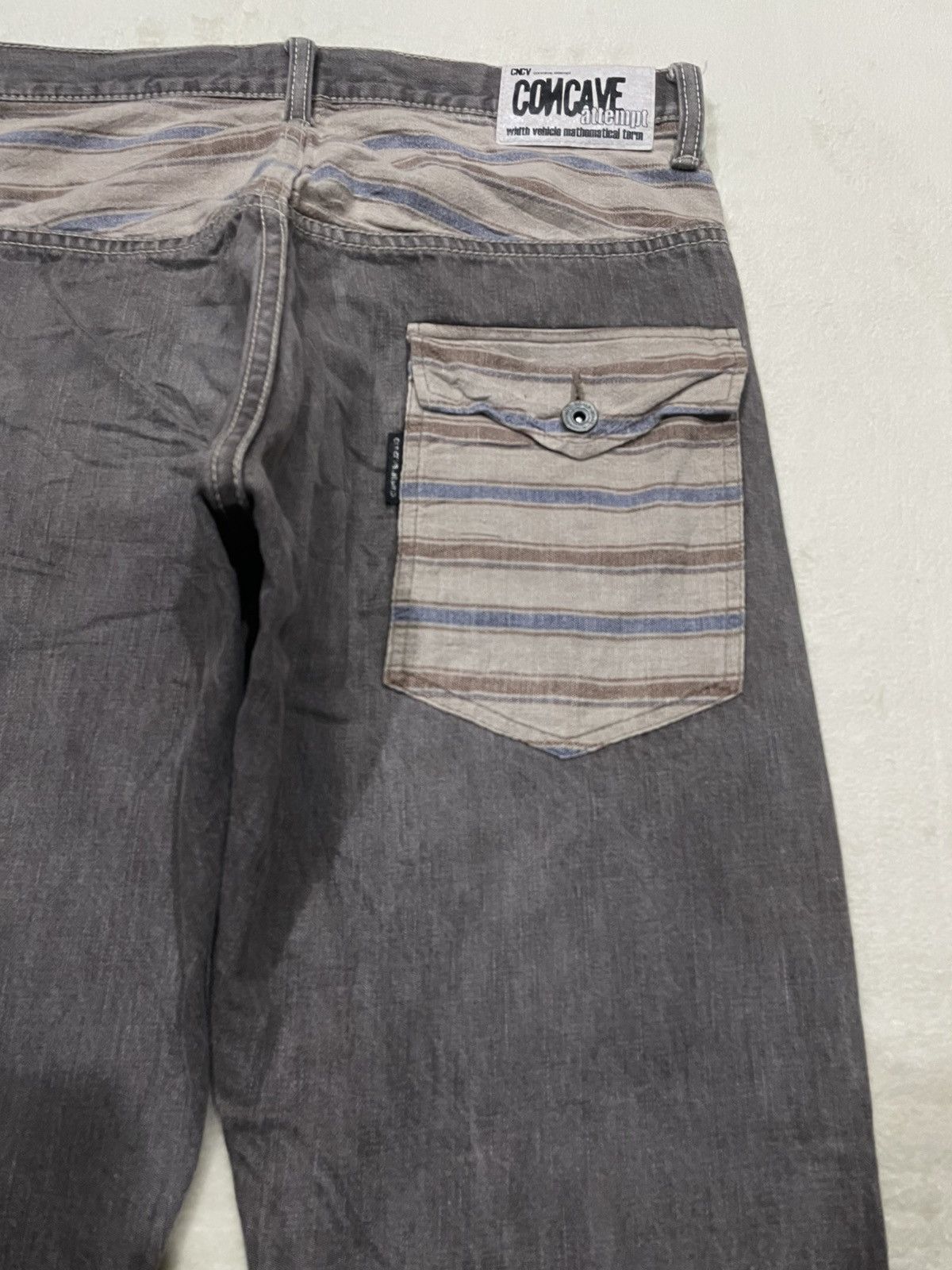 Japanese Brand Vintage Concave japanese Branh Faded Denim Keans Size US 31 - 12 Thumbnail
