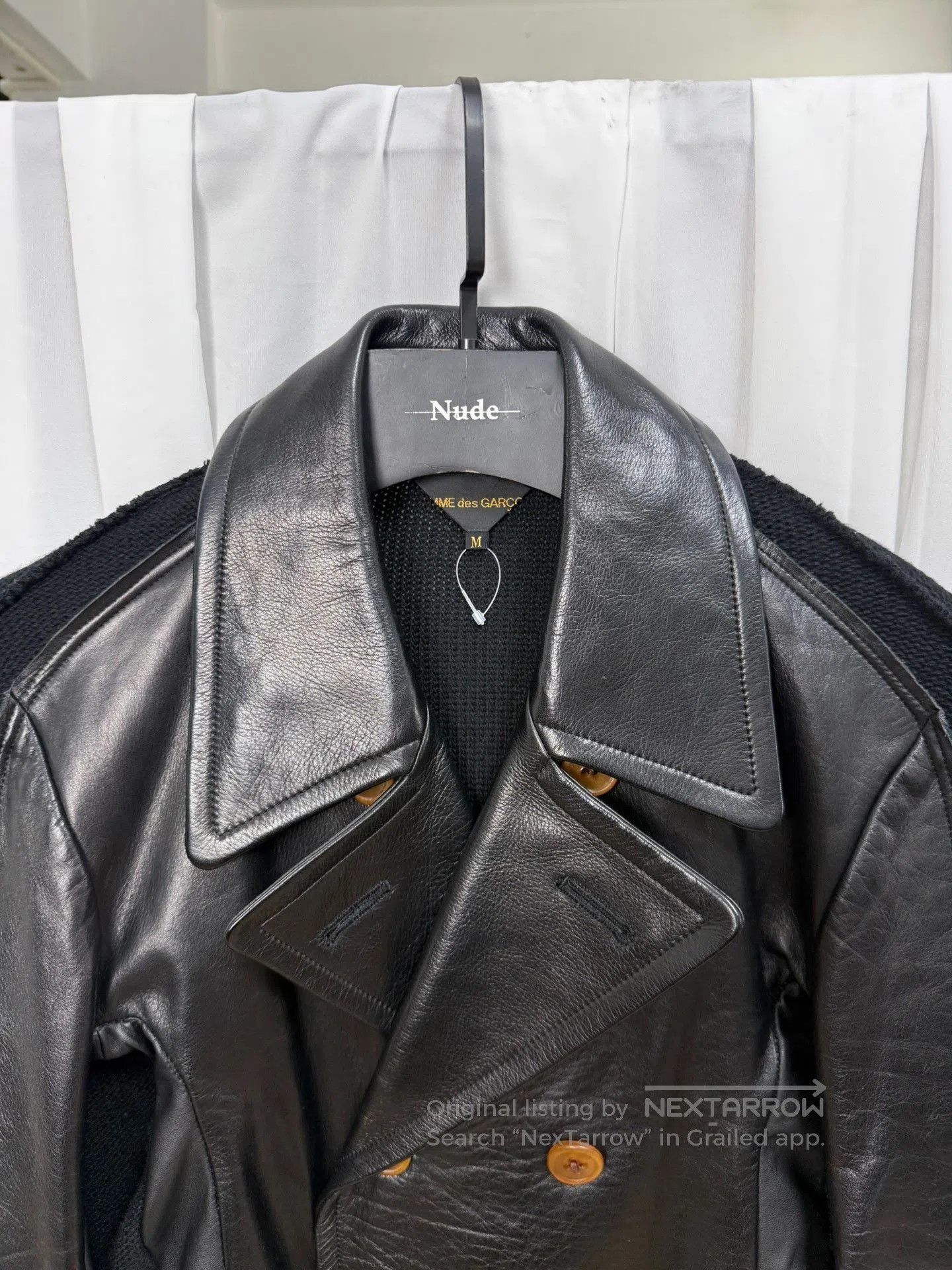 Comme des Garcons Comme des Garçons 02AW Leather Coat. Size US M / EU 48-50 / 2 - 4 Thumbnail