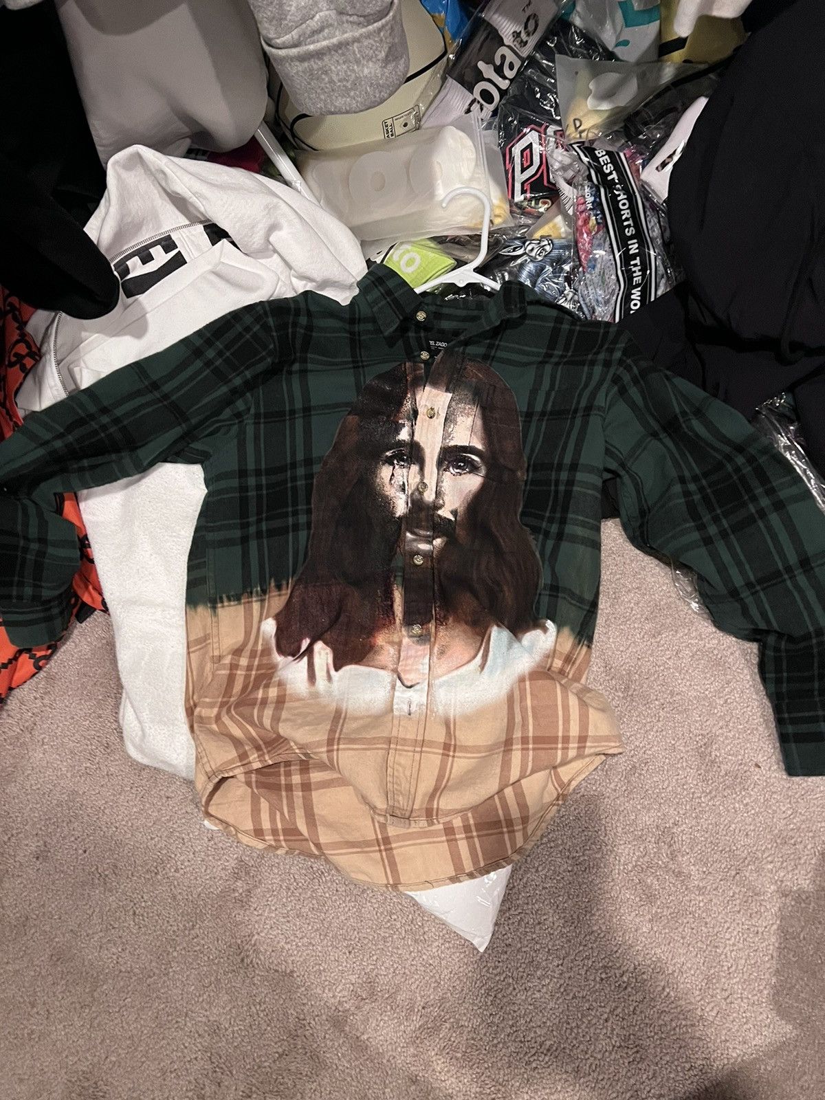 Marcel Zago Steakle V2 Green/Bleached Flannel | Marcel Zago Size US S / EU 44-46 / 1 - 1 Thumbnail