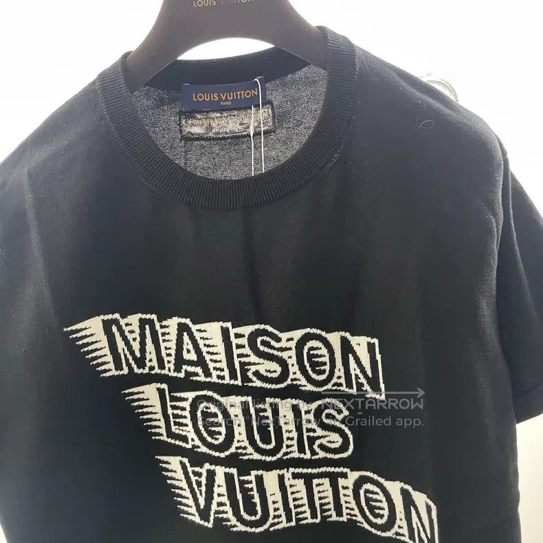 Louis Vuitton Louis Vuitton Printed knit short sleeves Size US XL / EU 56 / 4 - 3 Thumbnail