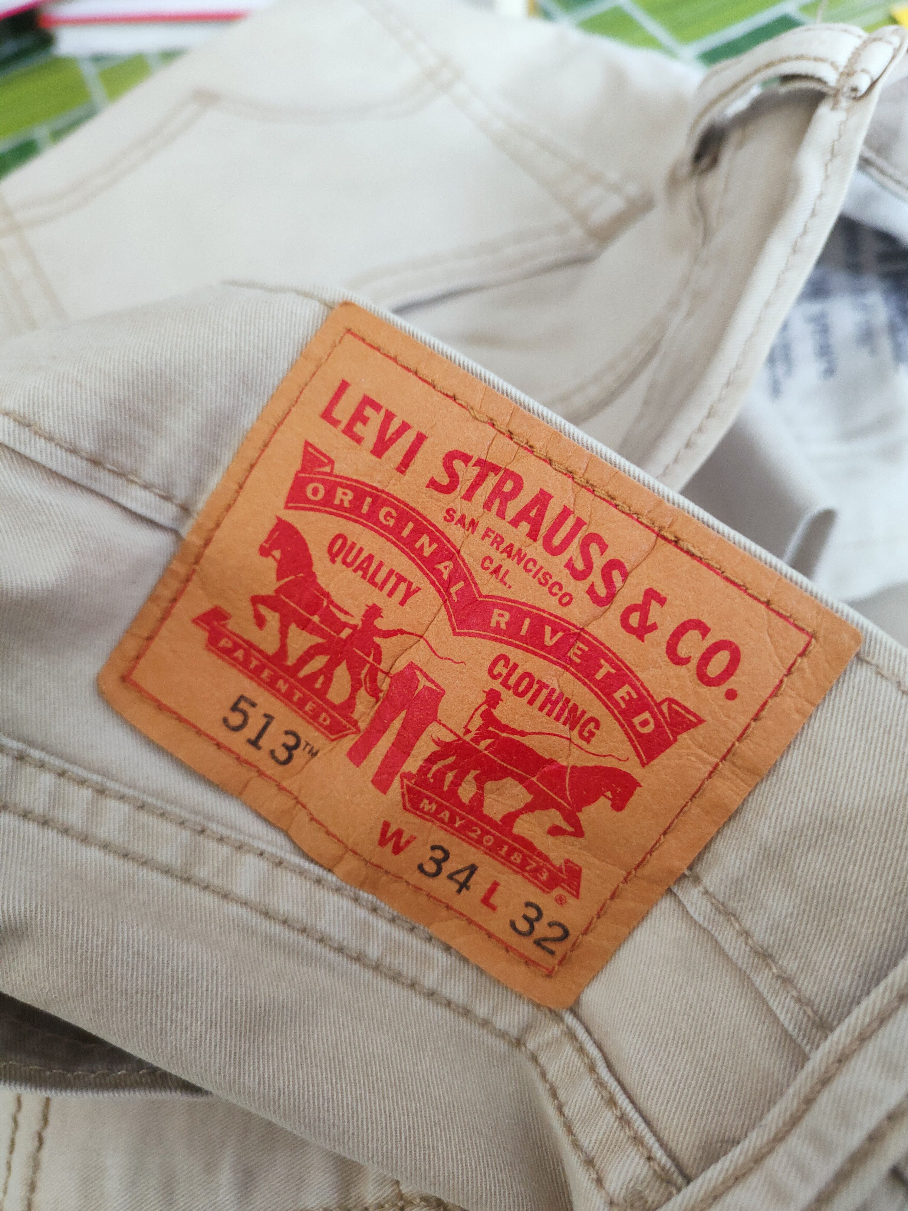 Levi's Levi's Beige Multipocket Casual Pants #S2805 Size US 34 / EU 50 - 13 Thumbnail