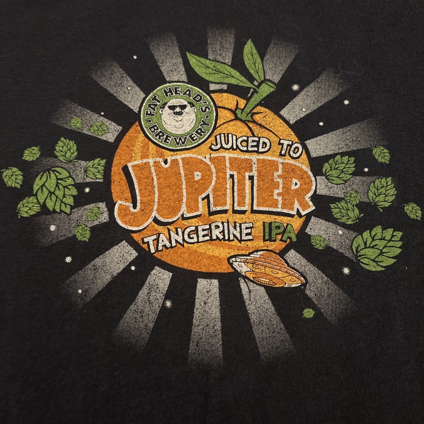 Vintage VINTAGE Fat Heads Brewery Juiced To Jupiter Tangerine IPA T Shirt Navy Blue Men L Size Navy Blue Beer Juiced To Jupiter IPA Shirts Mens L Size US L / EU 52-54 / 3 - 2 Thumbnail