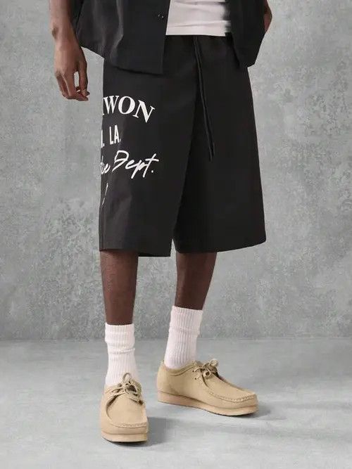 Jean × Vintage Streetwear sports Y2K Drip shorts Size US 30 / EU 46 - 2 Thumbnail