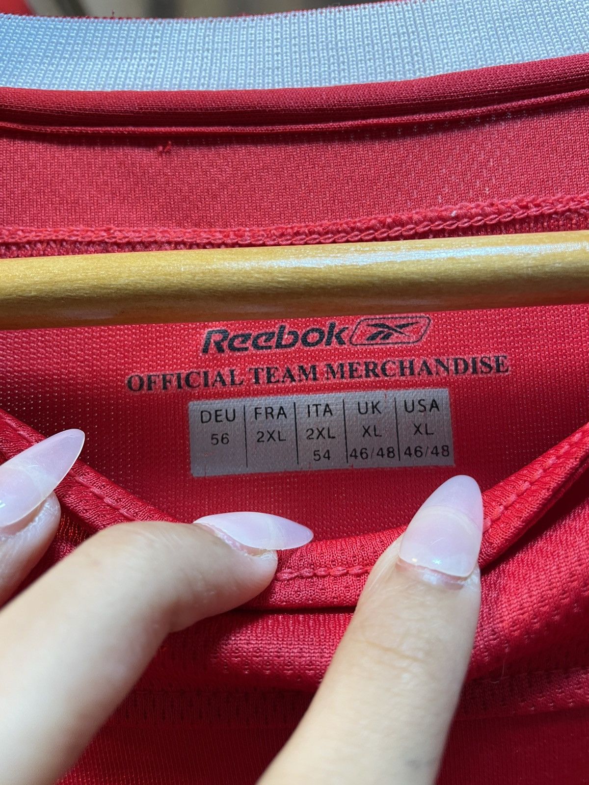 Reebok Vintage 2004-2005 Liverpool Long Sleeves Home Kit GERRARD 17 Size US XL / EU 56 / 4 - 4 Thumbnail