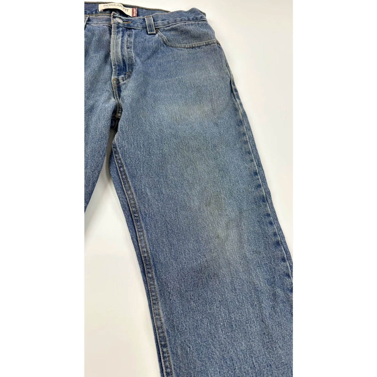 Levi's VINTAGE Levi's 505 Jeans Mens 33 x 30 Blue Stains See Pics Regular 33x30 Straight Comfort Men Size US 33 - 4 Thumbnail