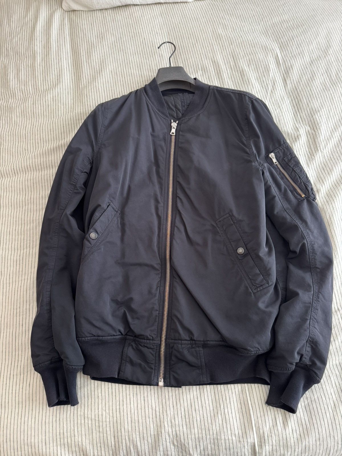 Rick Owens Drkshdw Rick Owens Drkshdw Flight Bomber Size US M / EU 48-50 / 2 - 1 Thumbnail