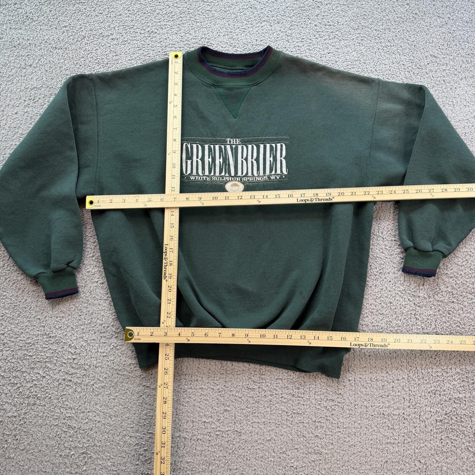 Other Vintage 90s The Greenbrier Sulphur Springs WV Sweatshirt XL Size US XL / EU 56 / 4 - 4 Thumbnail