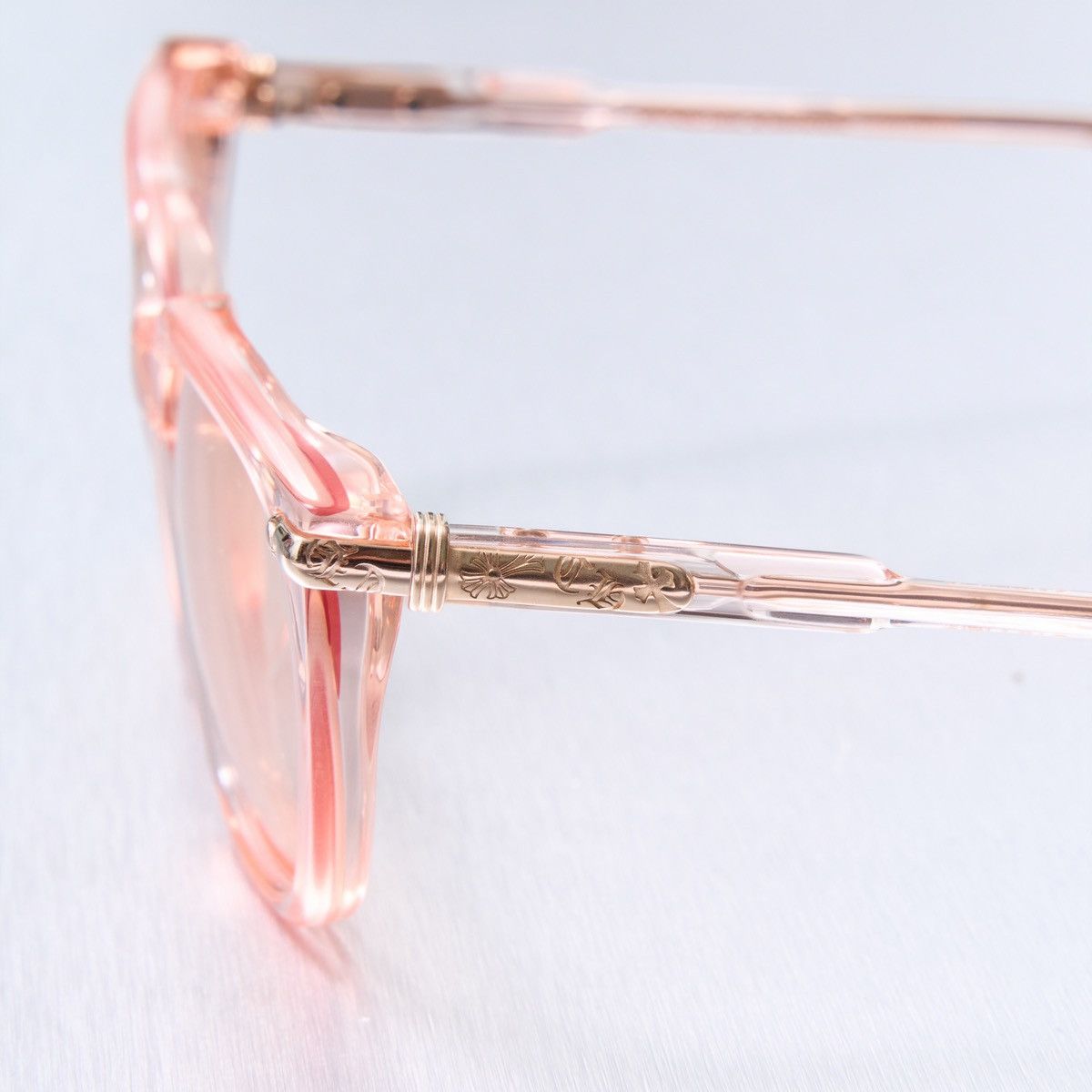 Chrome Hearts CHROME HEARTS STIFFILIS PINK CRYSTAL GLASSES Size ONE SIZE - 3 Thumbnail