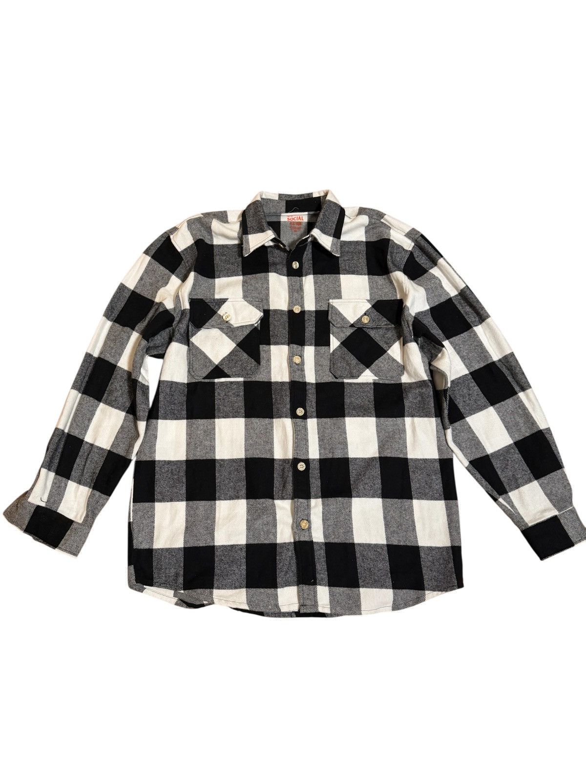 Anti Social Social Club 🔥Anti Social Social Club Kkoch Flannel Shirt/Anti Social Size US XL / EU 56 / 4 - 7 Thumbnail