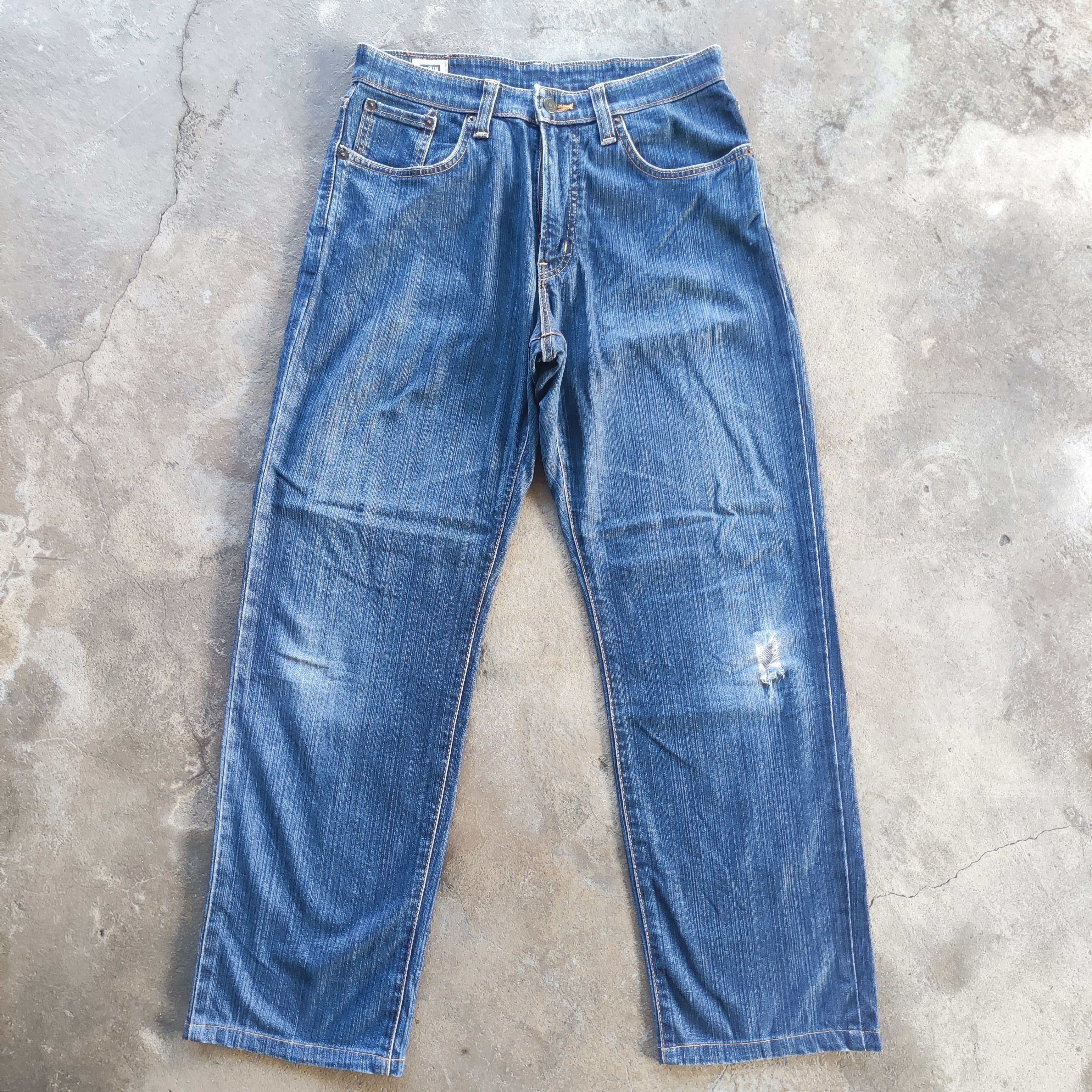 Edwin Vintage Edwin Brand Buggy Jeans Distressed Ripped Pants Size US 30 / EU 46 - 1 Thumbnail