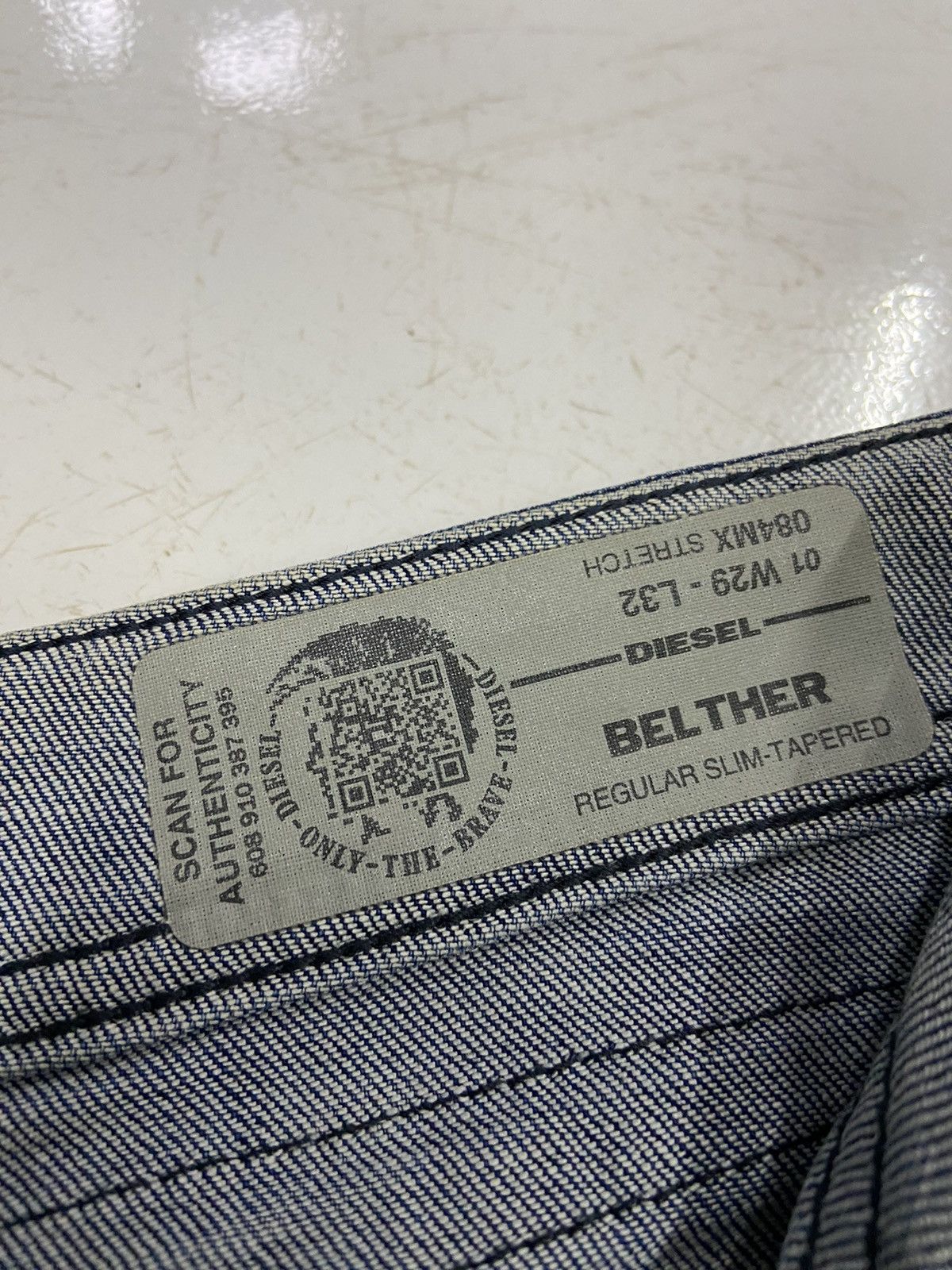Diesel DIESEL INDUSTRY BELTHER REGULAR DISTRESSED SLIM JEANS Size US 30 / EU 46 - 10 Thumbnail