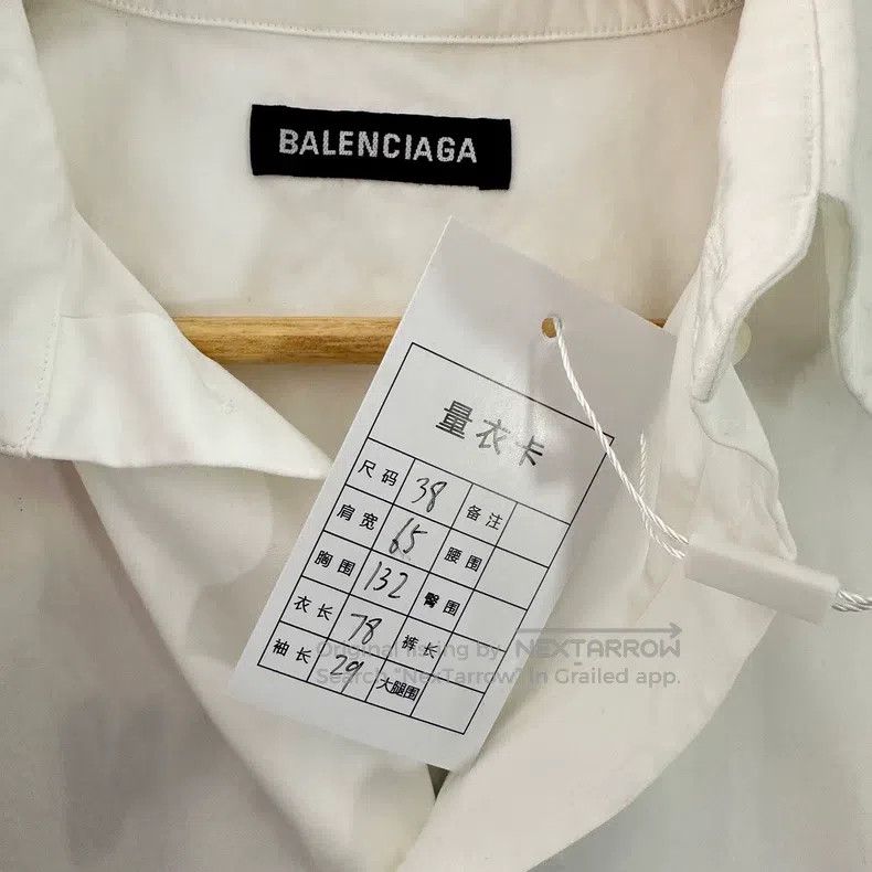 Balenciaga Balenciaga Crew Logo Shirt Short Sleeve Size 38 Size XS / US 0-2 / IT 36-38 - 6 Thumbnail
