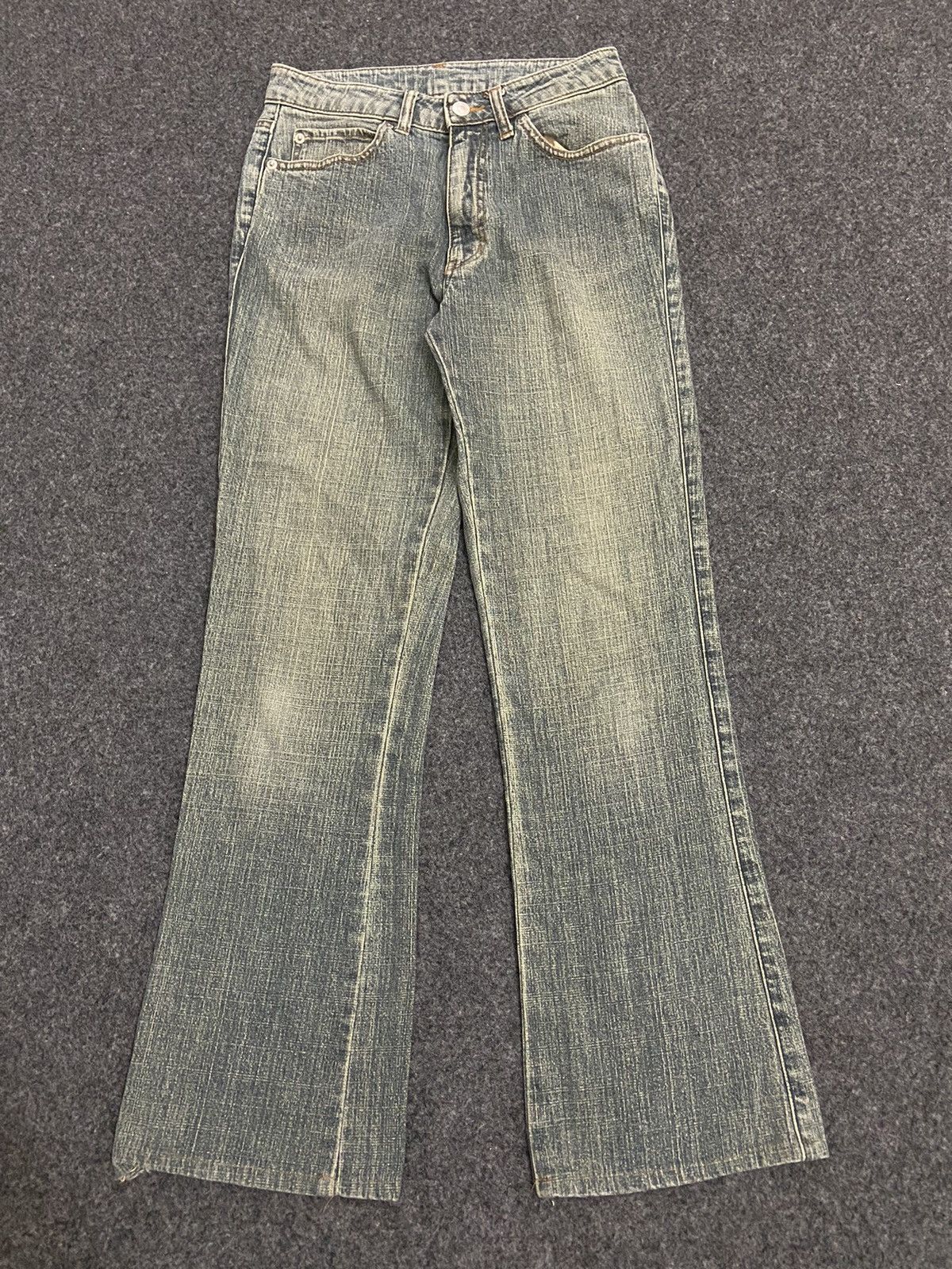 Beauty Beast × Japanese Brand × Le Grande Bleu (L.G.B.) Vintage Y2K denim pants flare Size 25" / US 0 / IT 36 - 1 Thumbnail