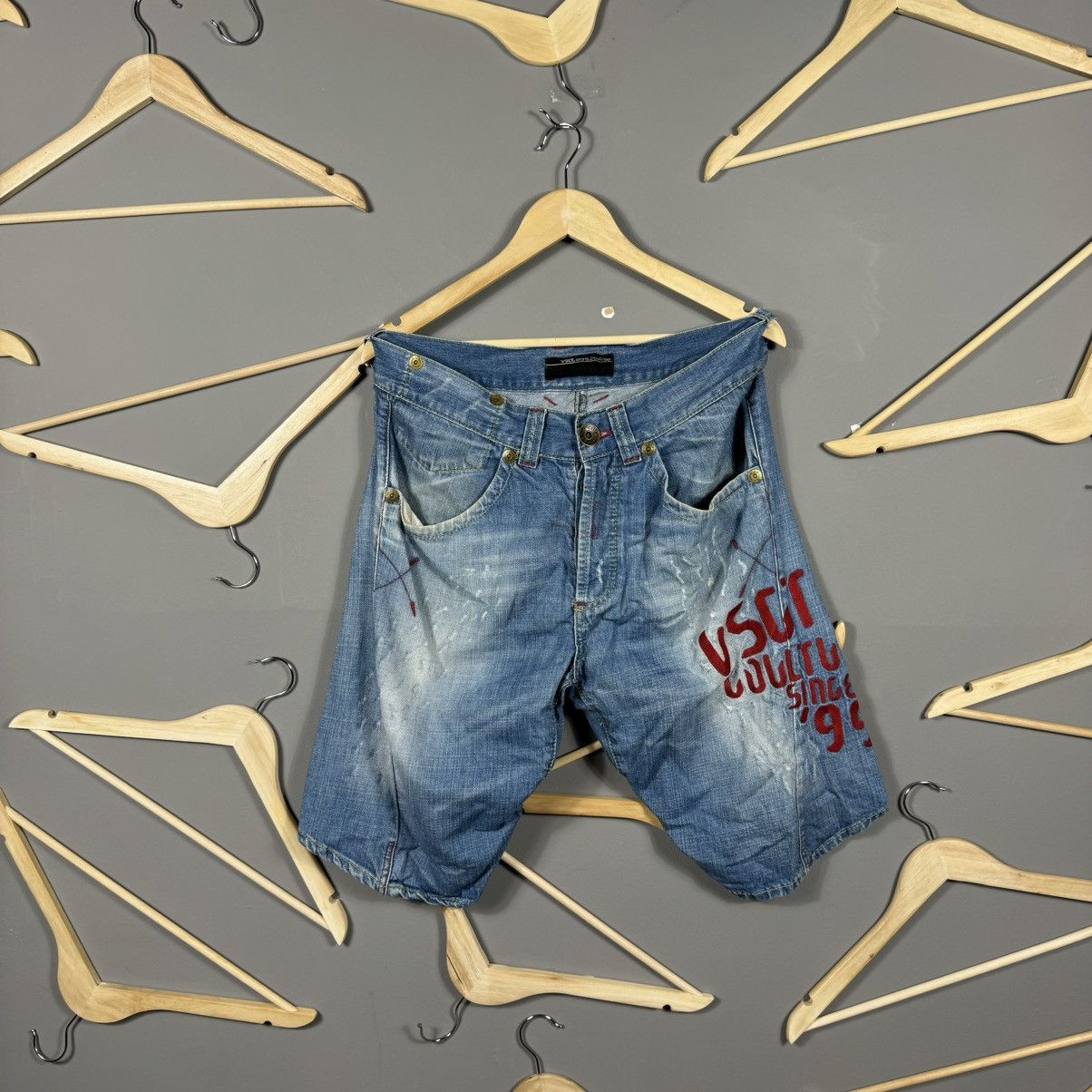 Japanese Brand Vintage VSCT Y2K Jeans Shorts Size US 32 / EU 48 - 1 Thumbnail