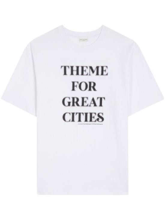 Dries Van Noten DRIES VAN NOTEN Men T-Shirts 2420211119603 HELI001 White Size US XL / EU 56 / 4 - 1 Thumbnail