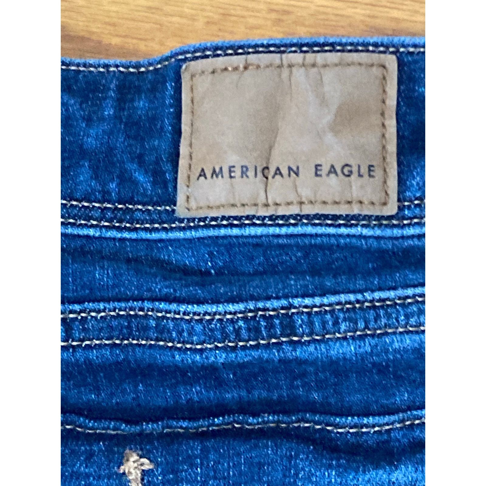 American Eagle Outfitters American Eagle Womens Jeans Sz 2 Bootcut Cargo Pockets Denim Size 26" / US 2 / IT 38 - 4 Thumbnail