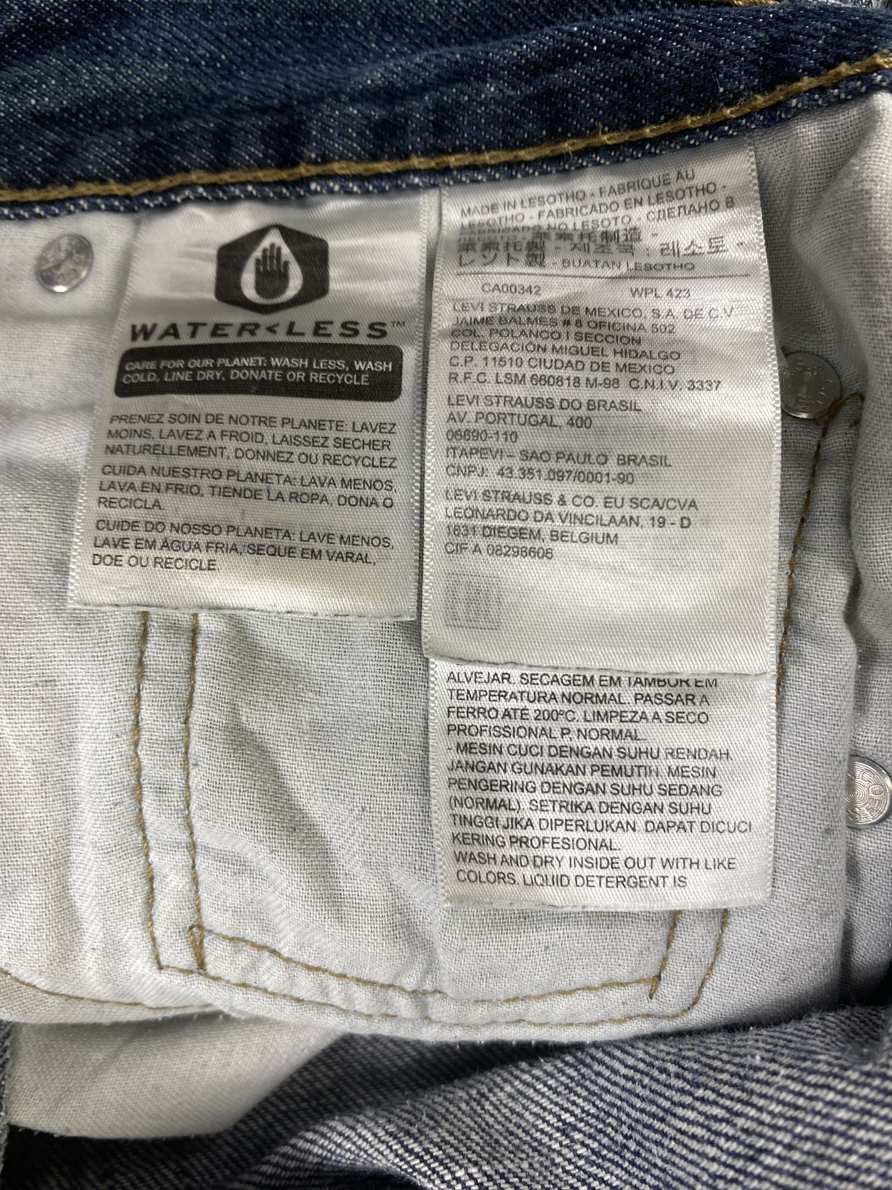 Levi's Dirty Blue Vintage Levis 527 Flare Jeans 33x29.5 - JN3201 Size US 33 - 9 Thumbnail