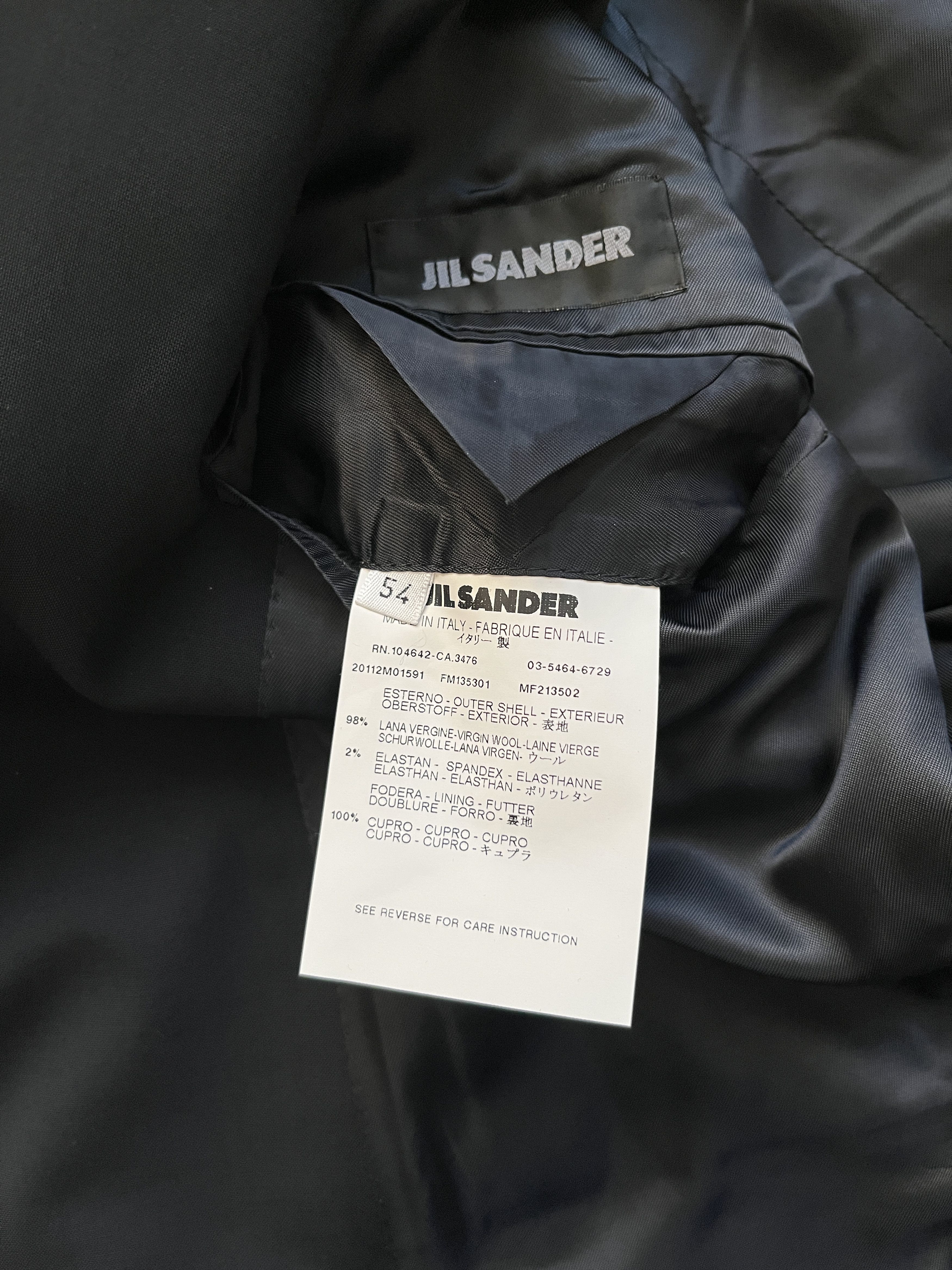 Jil Sander ⚡️QUICK SALE⚡️Jil Sander Navy Blazer Jacket Size US L / EU 52-54 / 3 - 5 Thumbnail