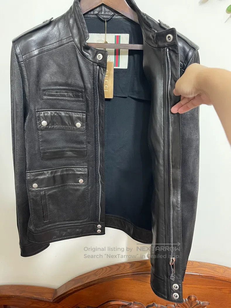 Gucci Gucci Leather coat Size US L / EU 52-54 / 3 - 6 Thumbnail