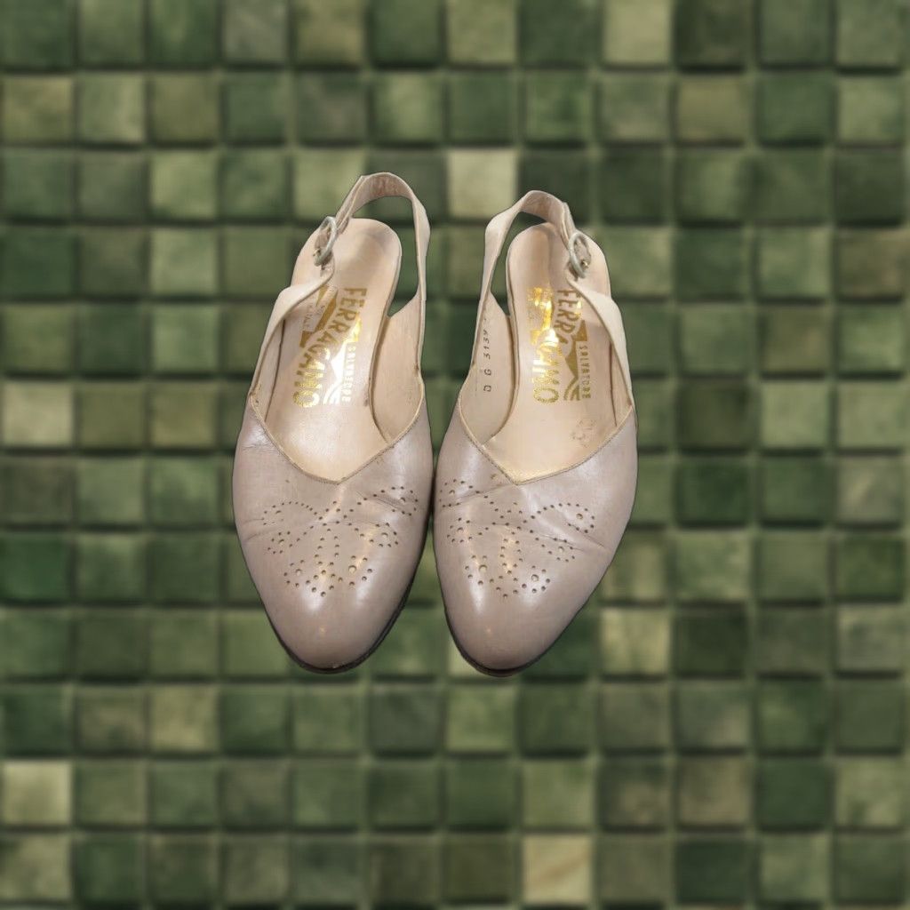 Salvatore Ferragamo Printed Calf Hair Dorye Mules | Grailed
