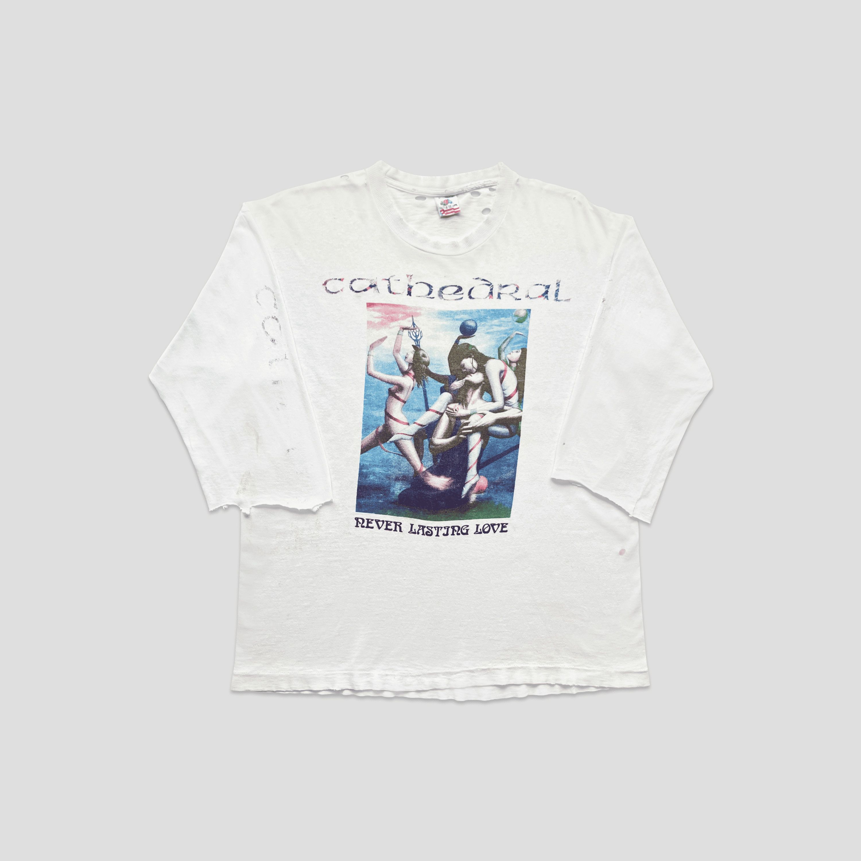 Band Tees Vintage 1992 Cathedral Never Lasting Love US Tour T-Shirt Size US L / EU 52-54 / 3 - 1 Thumbnail